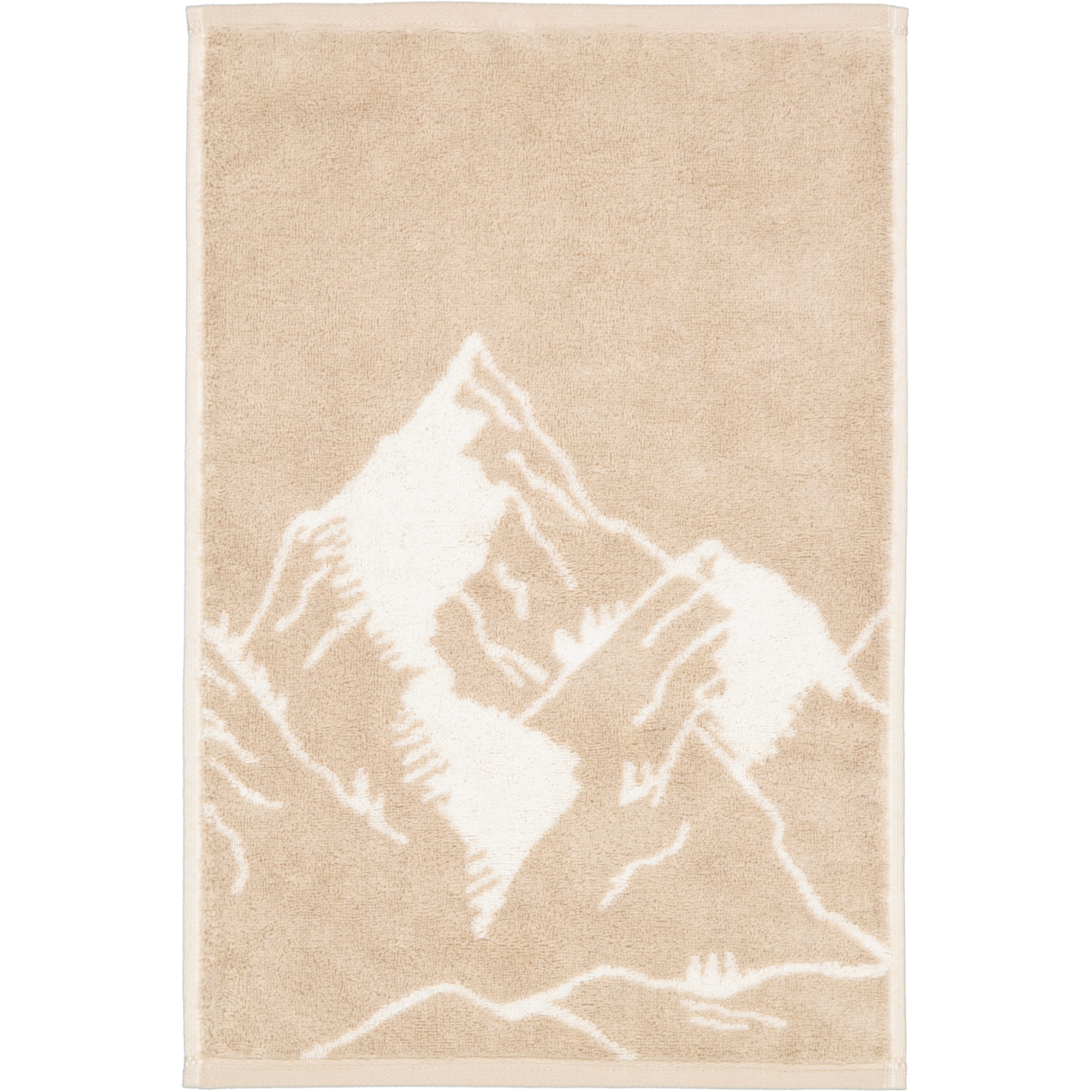 Cawö Handtücher Alpenchic Edition Berge 6269 natur - 33 - Gästetuch 30x50 cm