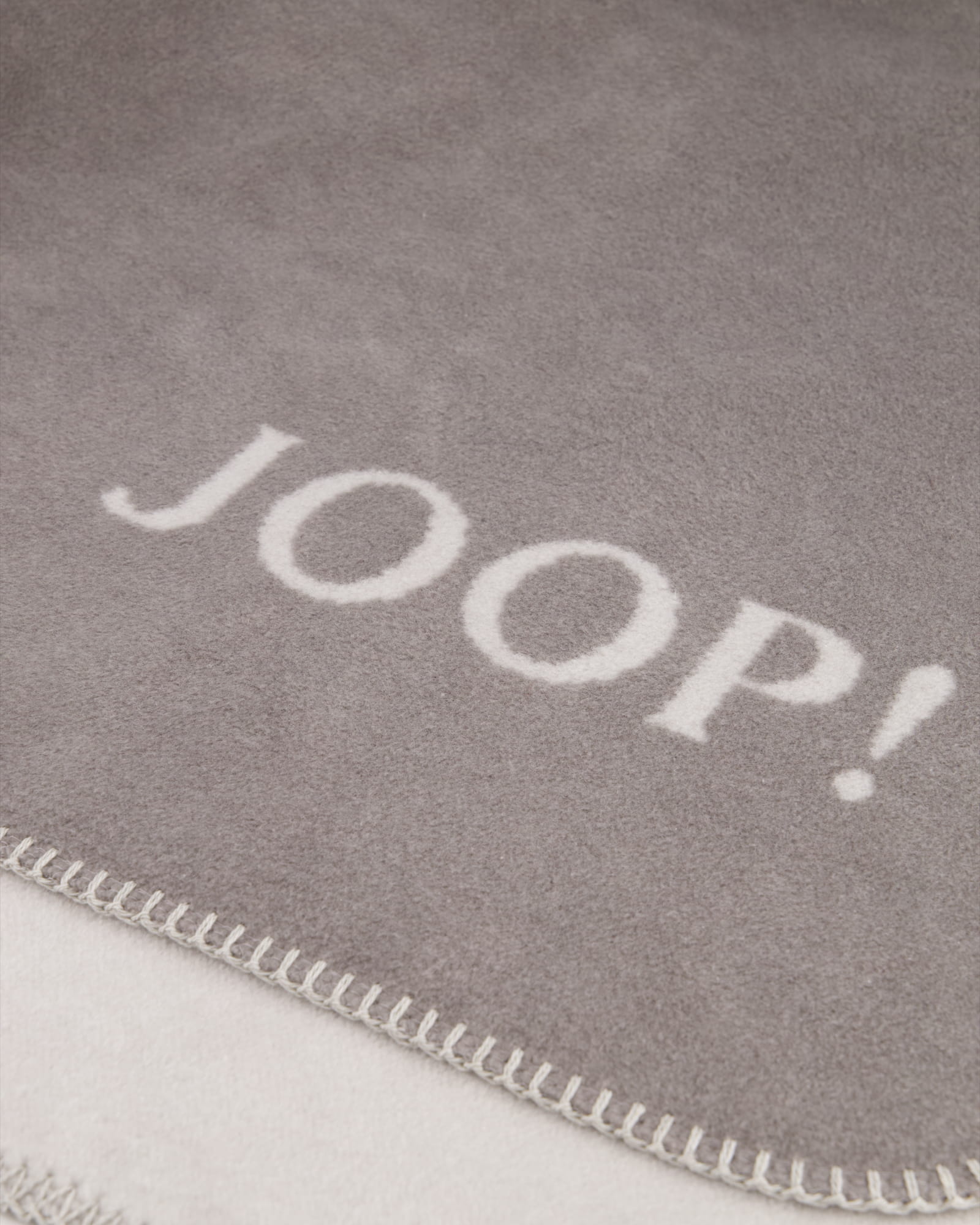 JOOP! Wohndecke Uni-Doubleface - Größe: 150x200 cm - Farbe: Graphit-Rauch