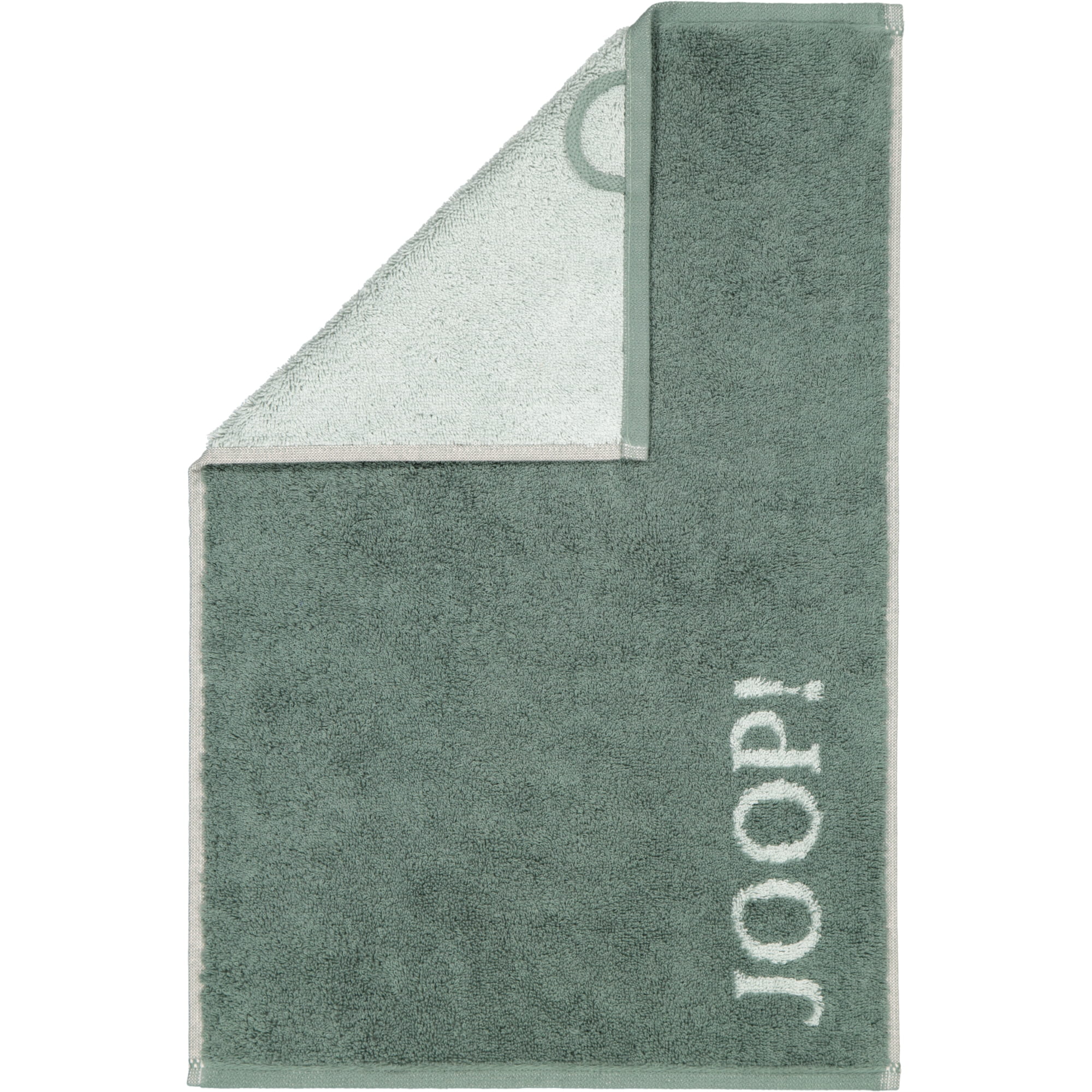 JOOP! Handtücher Divided Doubleface 1704 Salbei - 44 - Gästetuch 30x50 cm