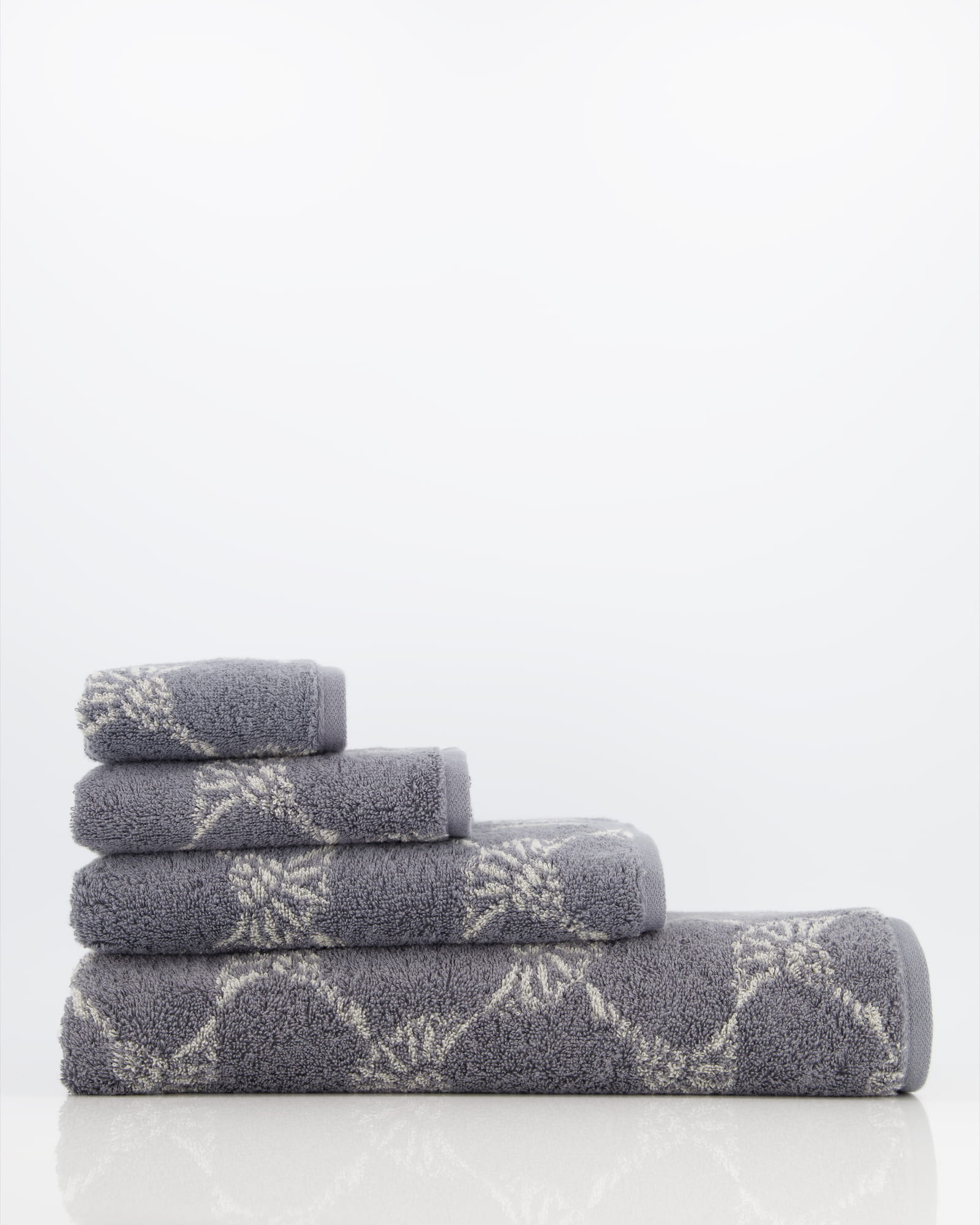 JOOP! Cornflower 1611 - Farbe:  Anthrazit - 77 - Seiflappen 30x30 cm