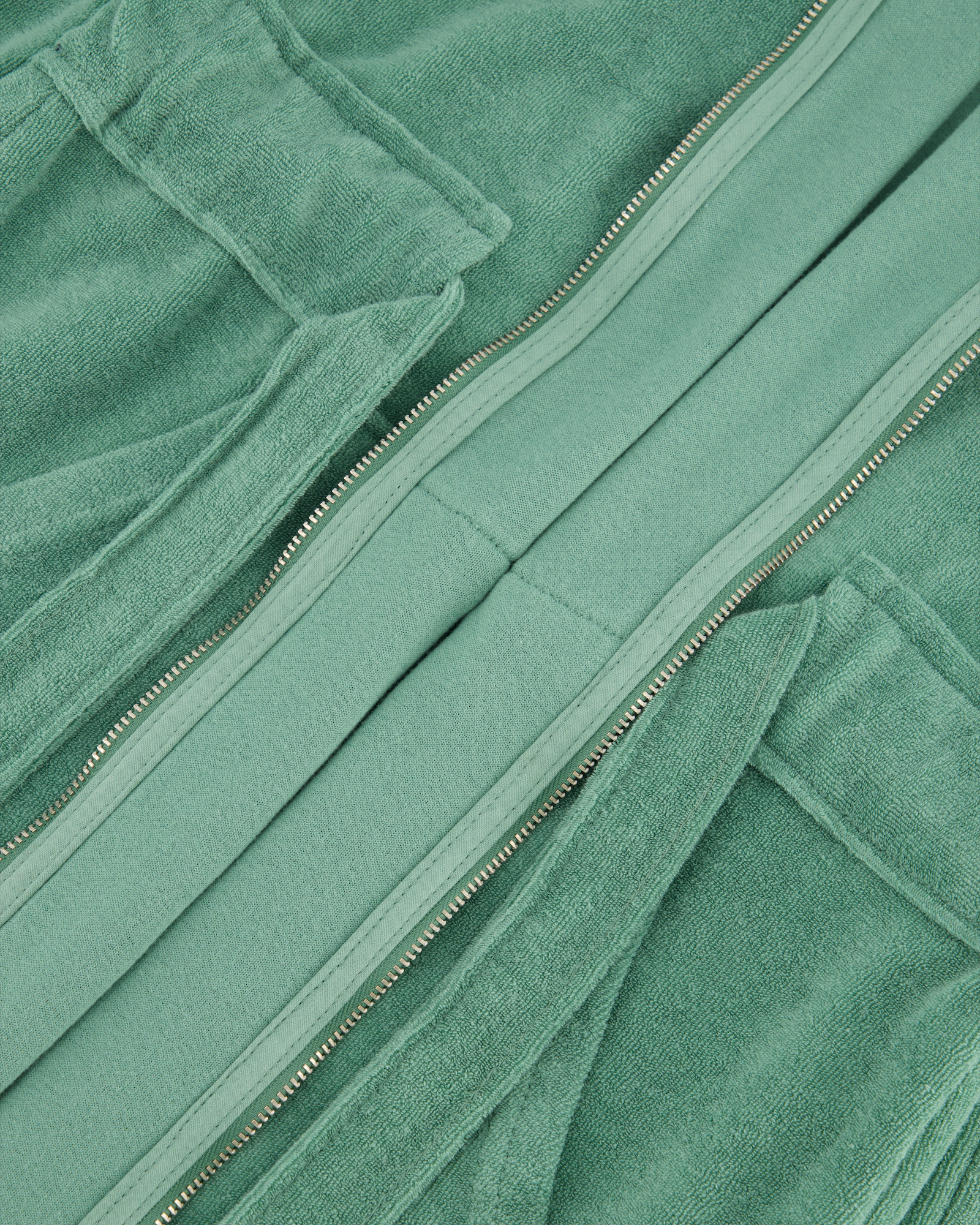 Vossen Bademäntel Damen Kurzmantel mit Kapuze Tampa evergreen - 5525