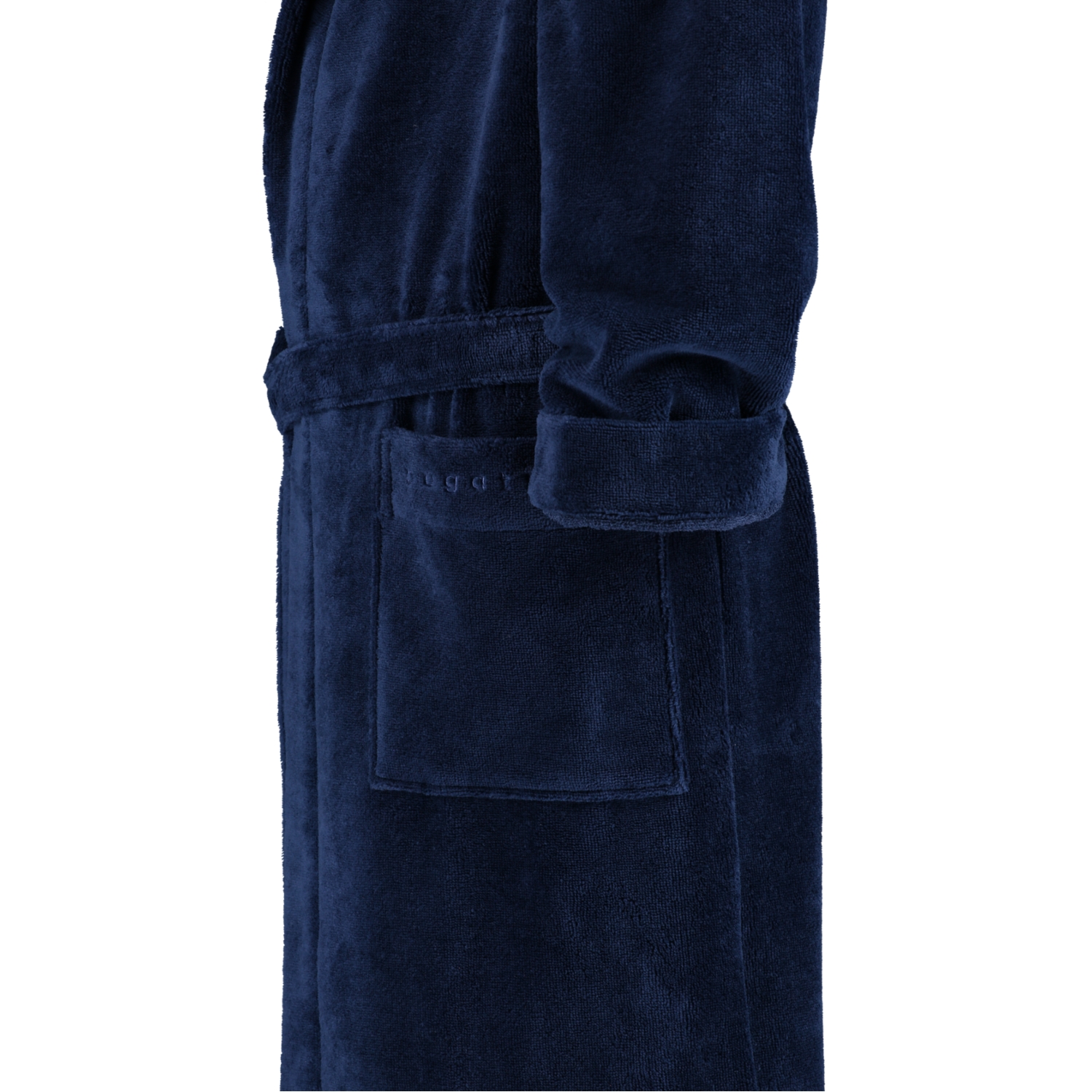 bugatti Herren Bademantel Kapuze Roberto - Farbe: marine blau - 493 - M