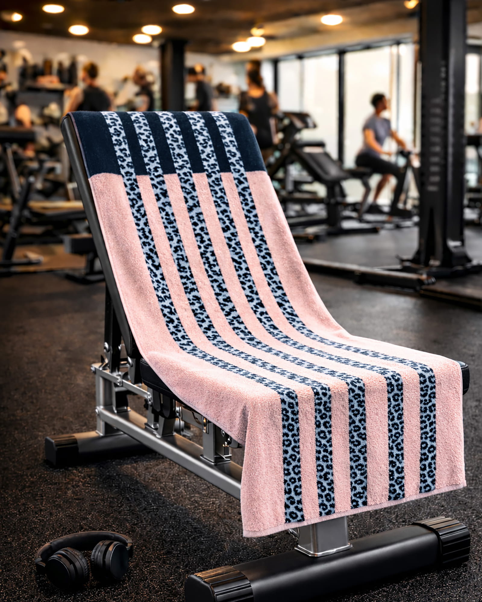 Cawö Fitness-Handtücher LEO STRIPE 6291 powder blue - 12 - 50x130 cm