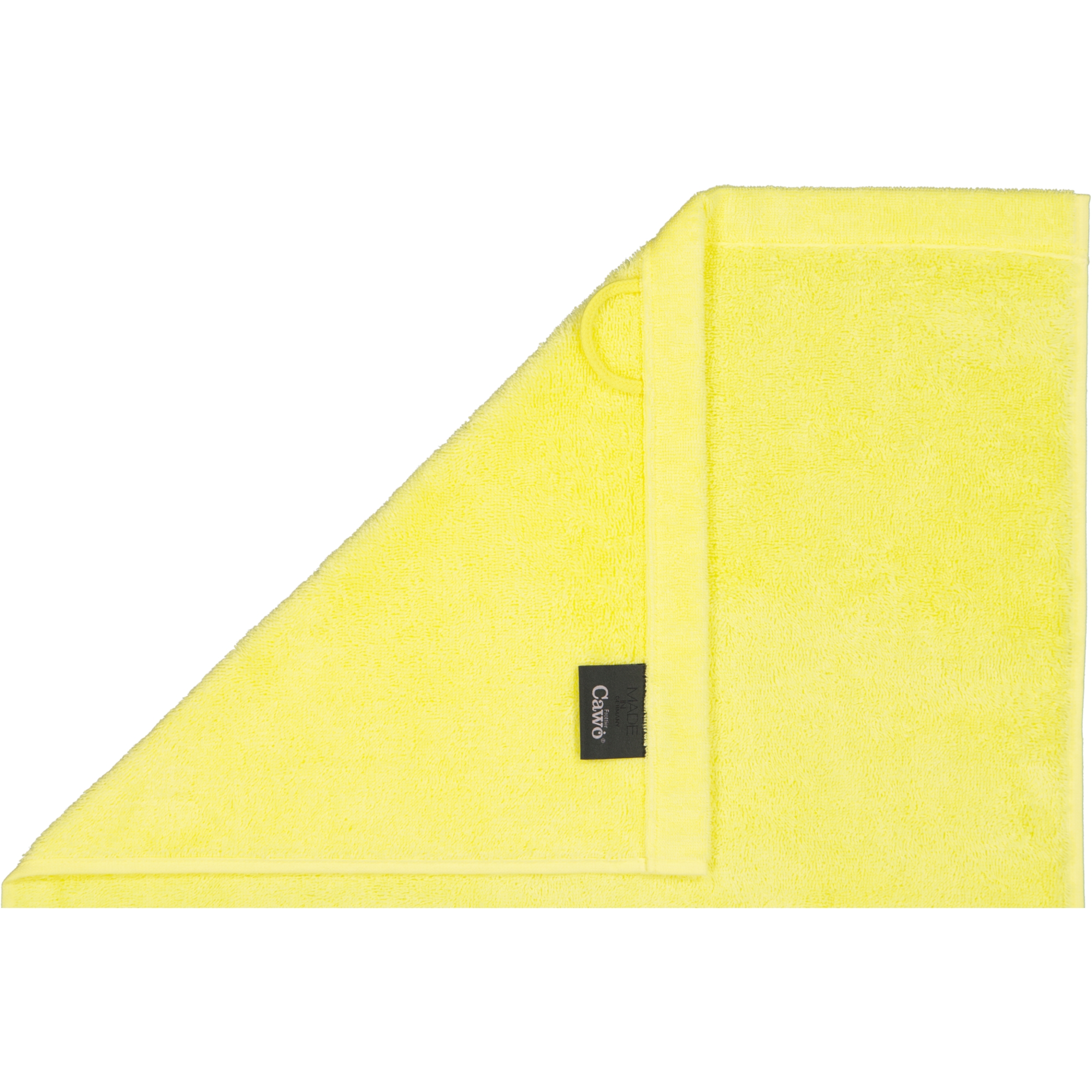 Cawö Handtücher Lifestyle Uni 7007 lemon - 501 - Seiflappen 30x30 cm
