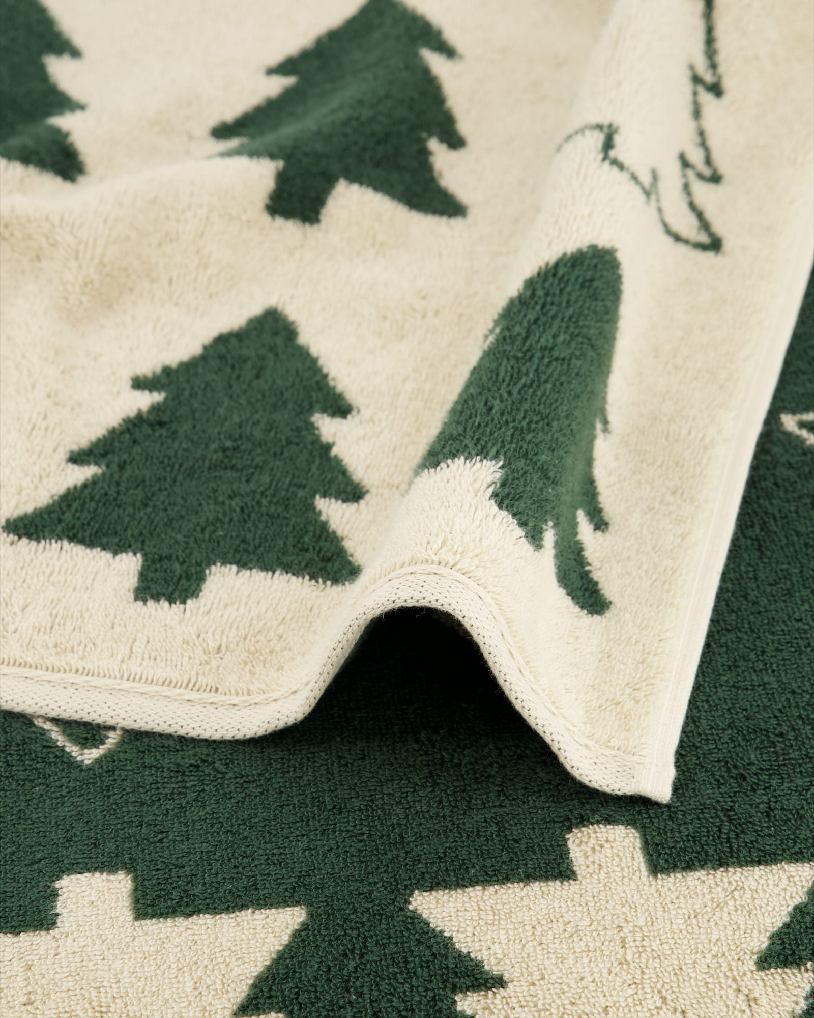 Cawö Handtücher Christmas Edition Tannenbäume 794 natur-grün - 34