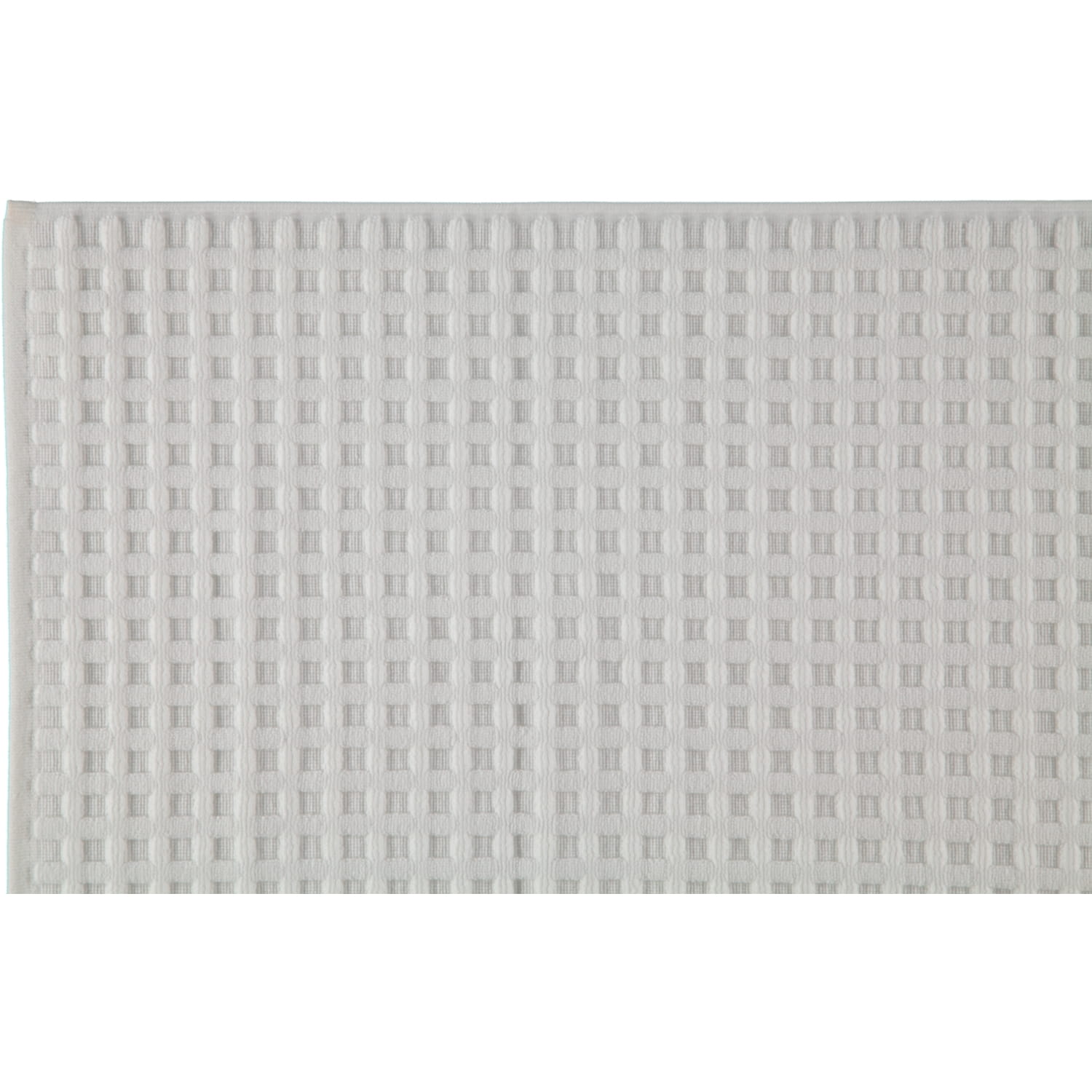 Möve Badteppich - Piquee - Größe: 60x100 cm - Farbe: snow - 001 (1-0798/8127)