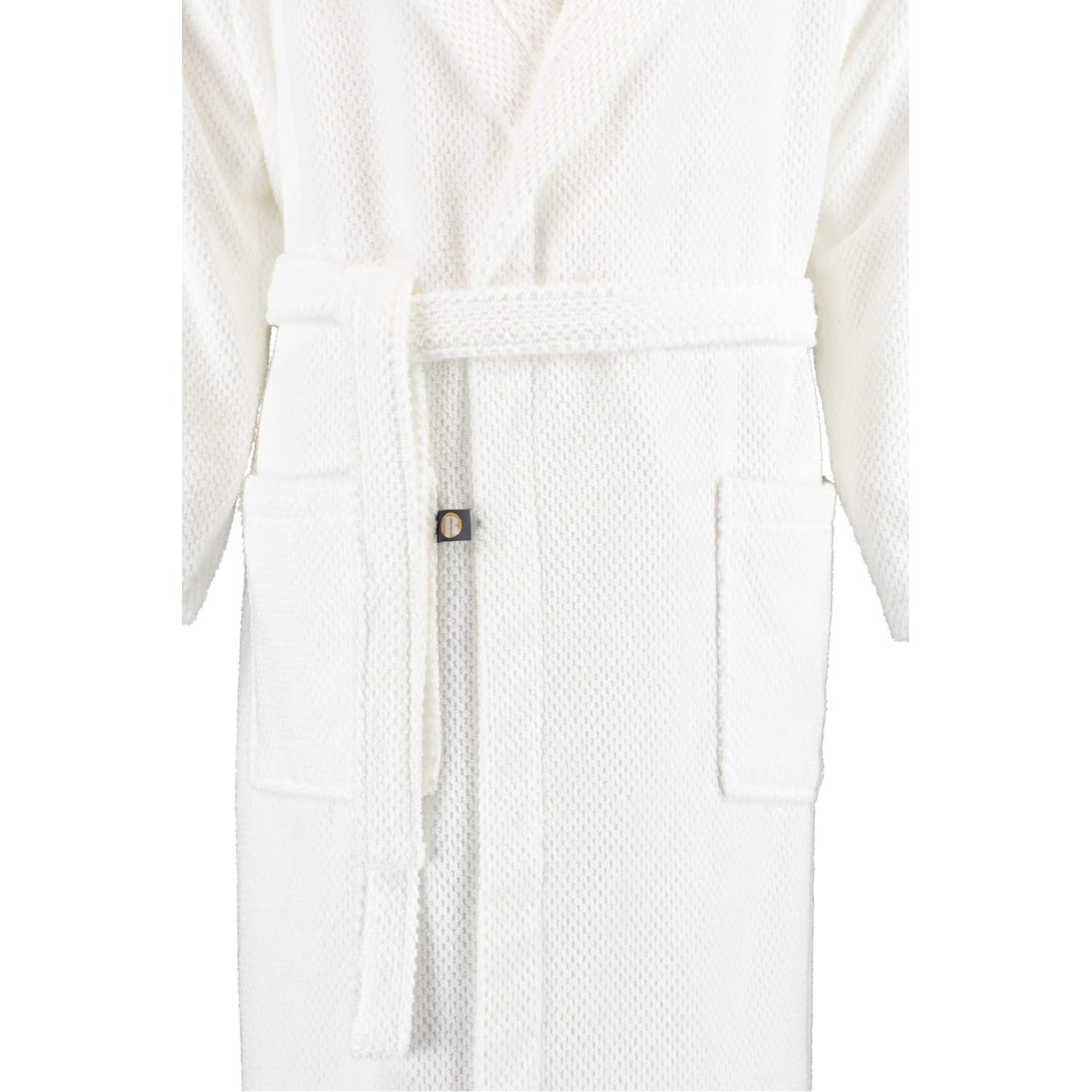 Rhomtuft - Bademantel Baronesse unisex - Farbe: weiß - 01