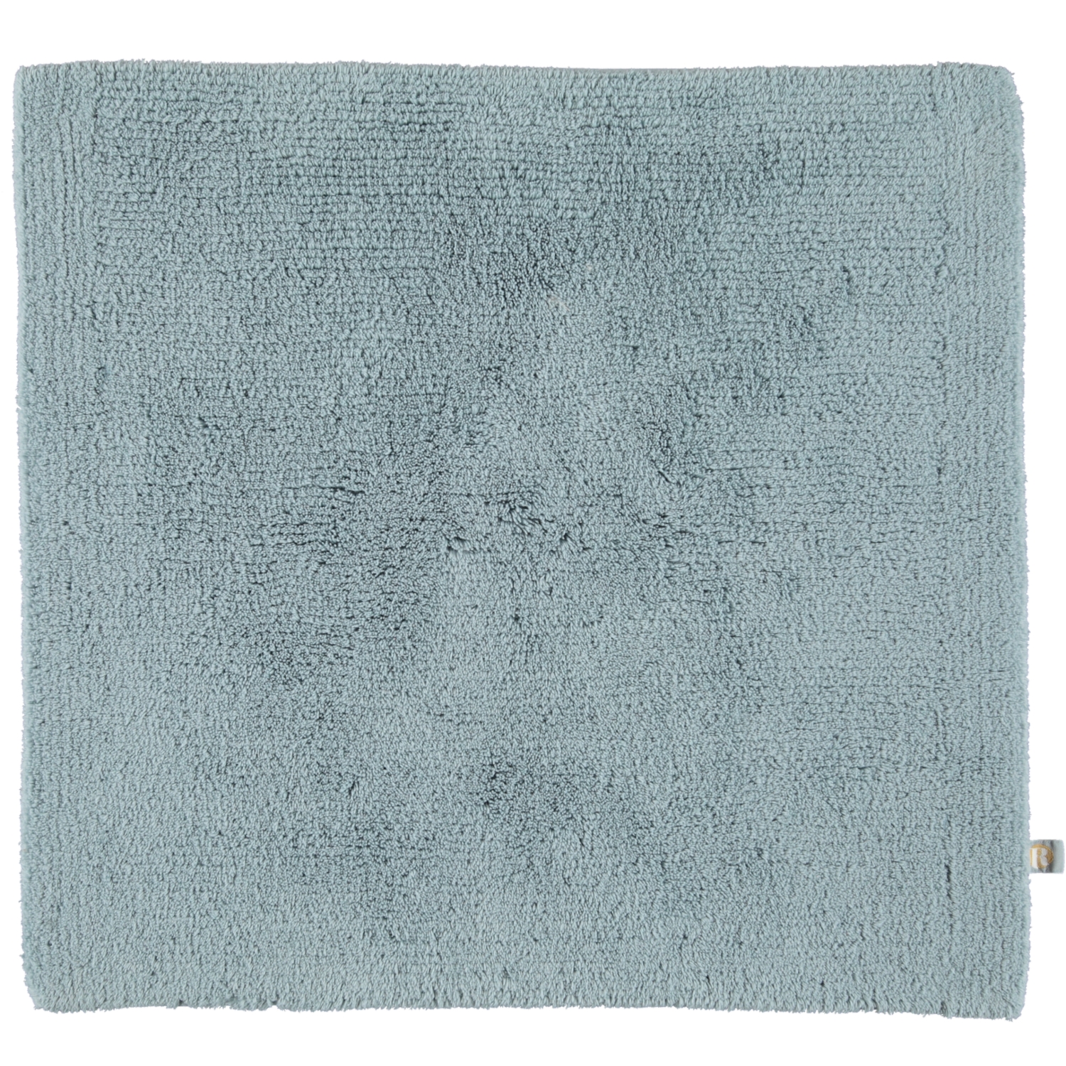 Rhomtuft - Badteppich Pur - Farbe: aquamarin - 400 - 60x60 cm