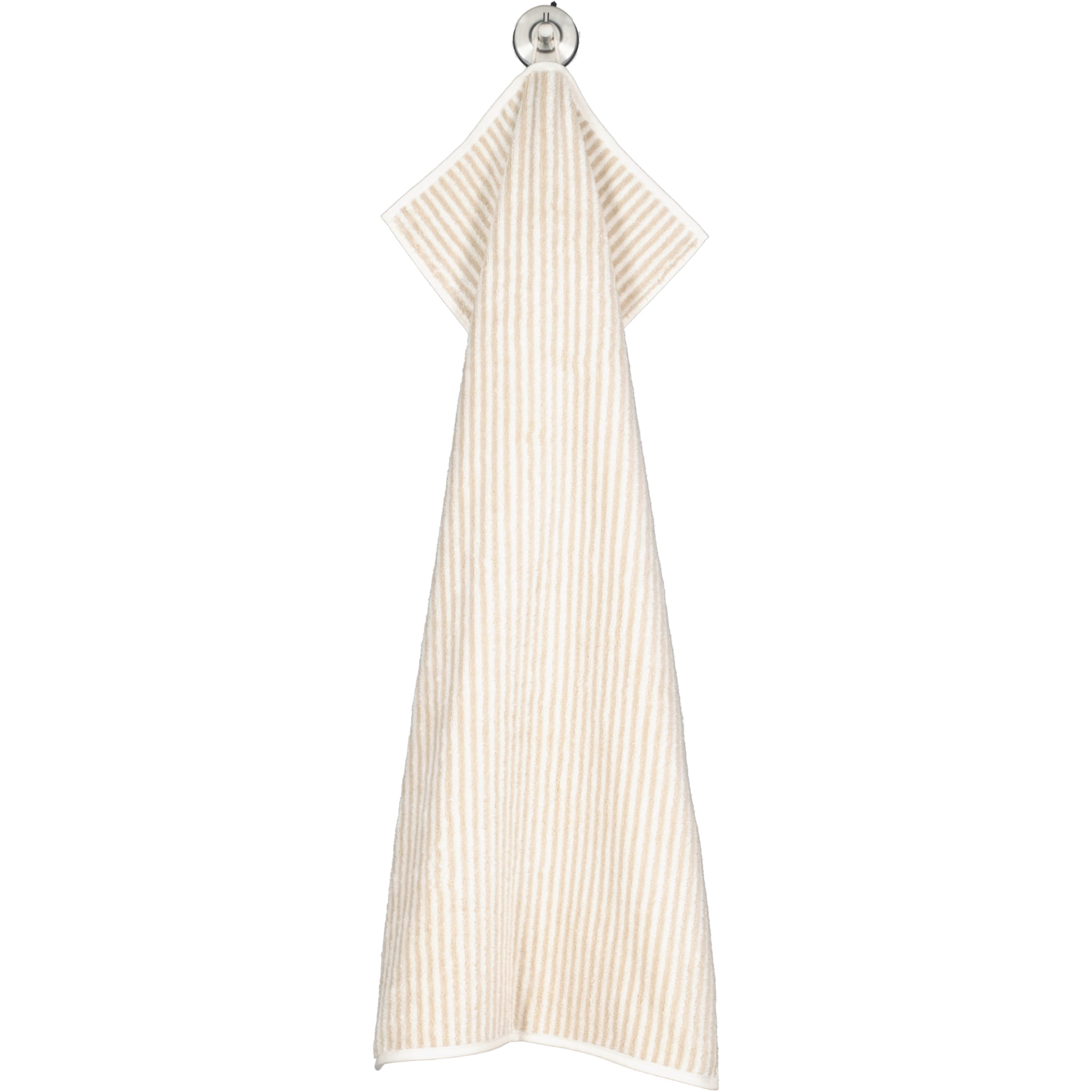 Cawö Handtücher Two-Tone Stripes 480 natur - 36 - Handtuch 50x100 cm