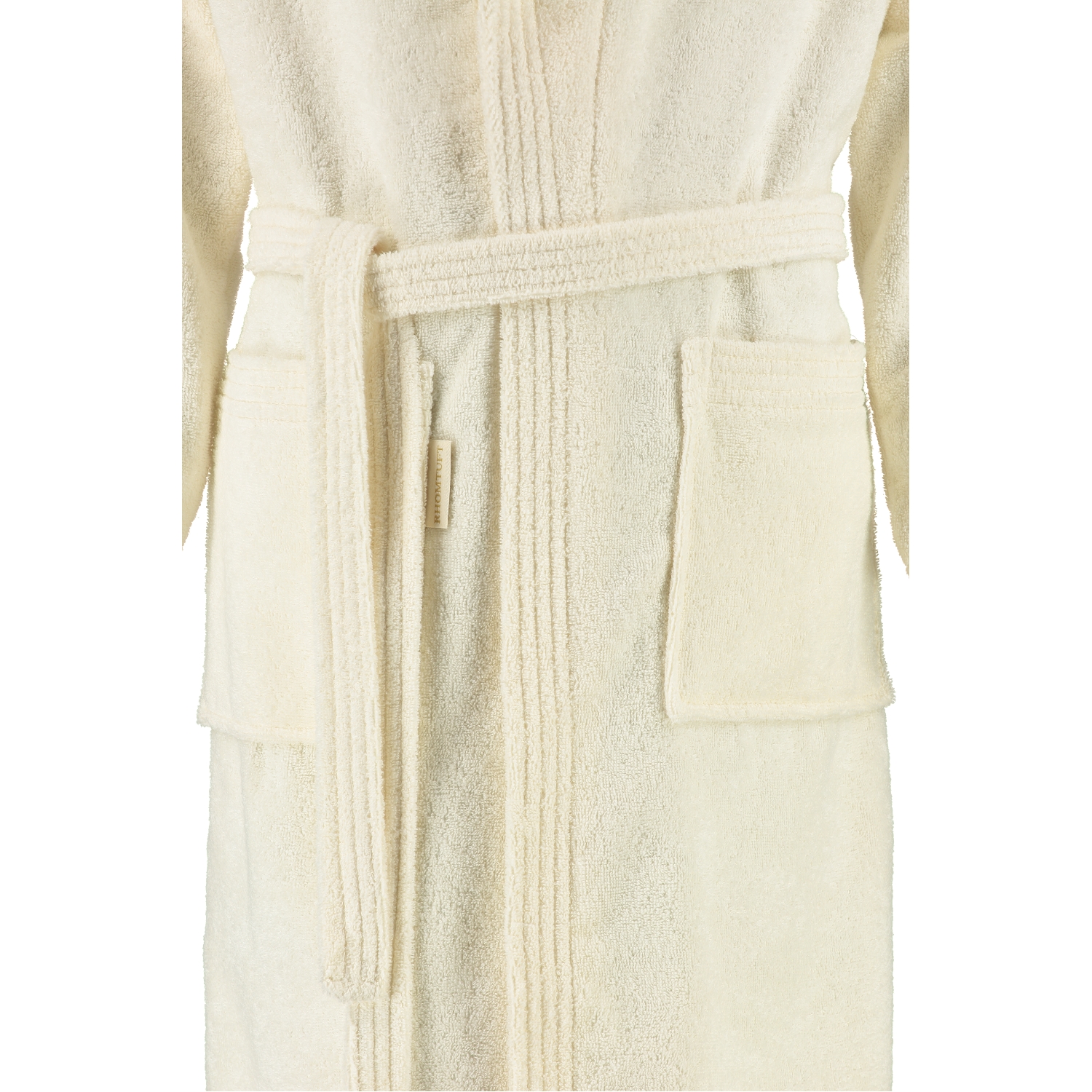 Rhomtuft - Bademantel Sir & Lady - Unisex - Farbe: natur-jasmin - 20