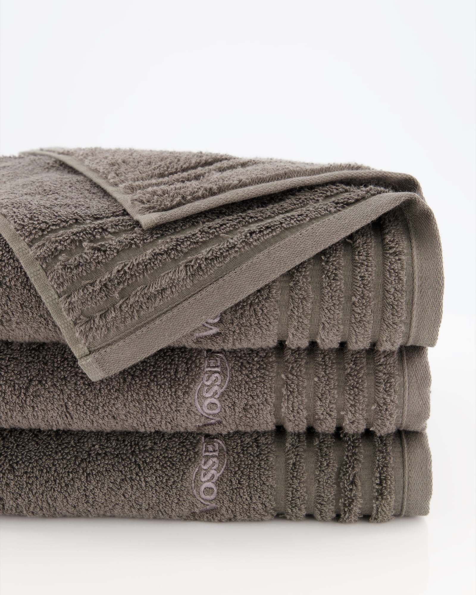 Vossen Handtücher Vienna Style Supersoft slate grey - 7420 - Seiflappen 30x30 cm
