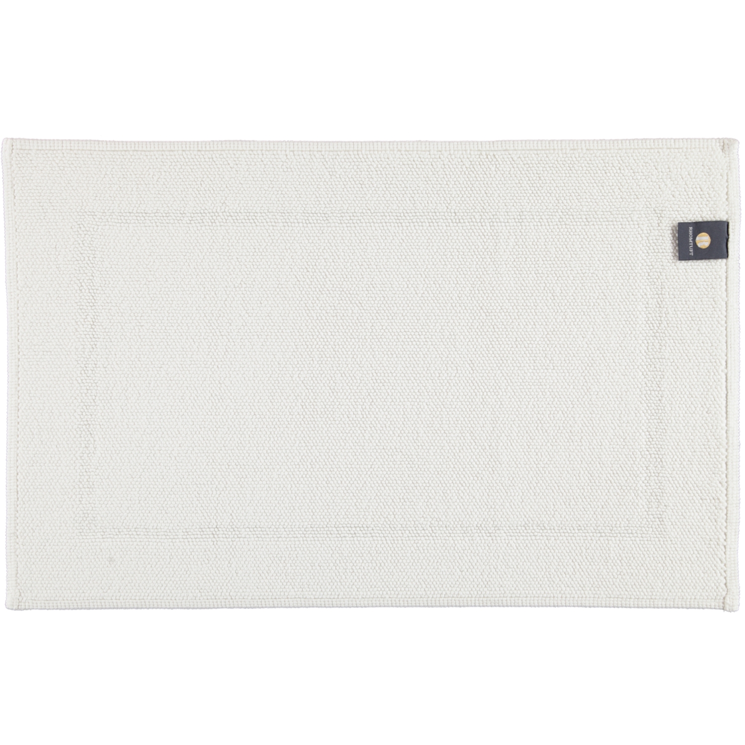 Rhomtuft - Badematte Pearl 51 - Farbe: weiß - 01 - 60x90 cm