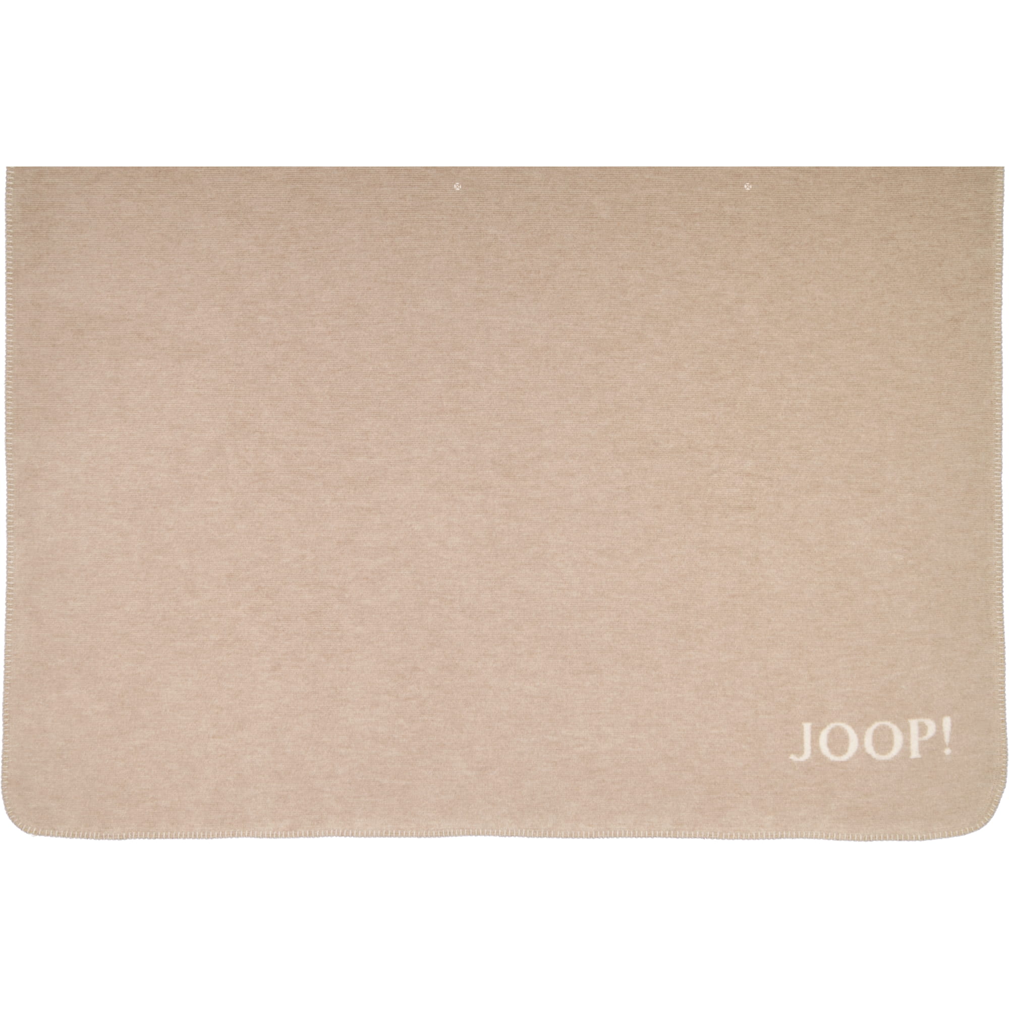 JOOP! Wohndecke Melange-Doubleface - Größe: 150x200 cm - Farbe: Sand-Natur
