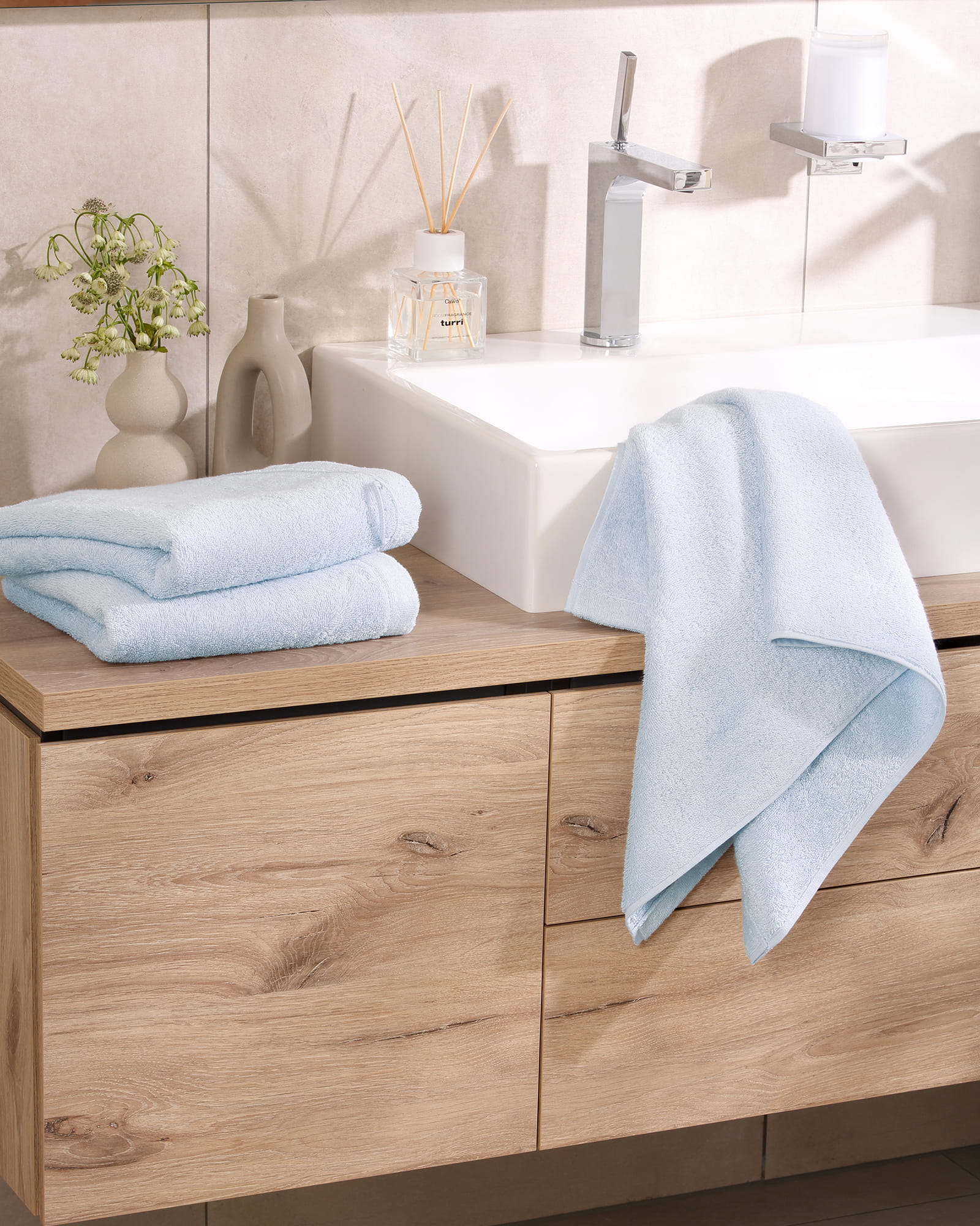 Cawö Handtücher Lifestyle Uni 7007 aqua - 141 - Gästetuch 30x50 cm
