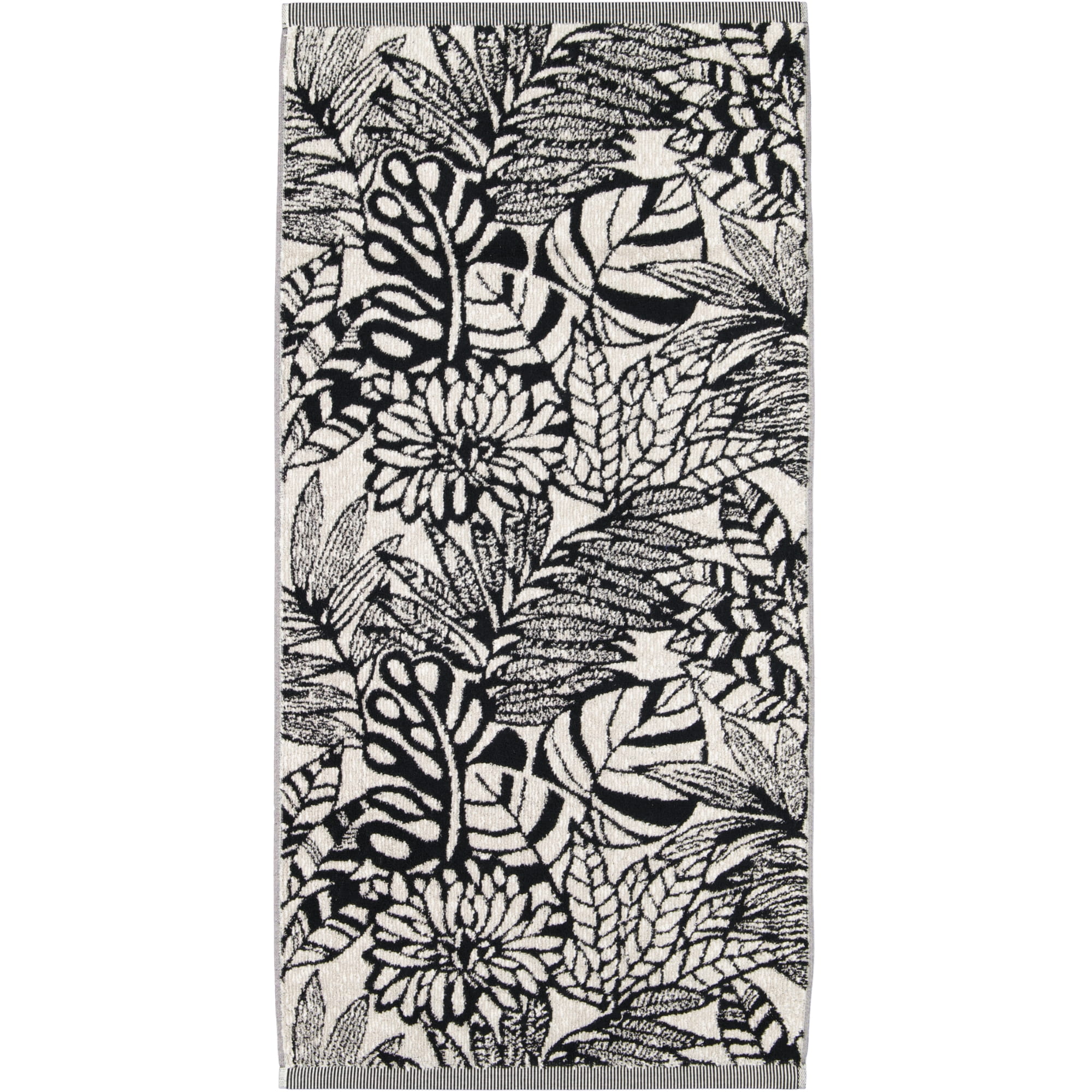 Möve Handtücher Brooklyn Botanic nature/black - 081 - Handtuch 50x100 cm