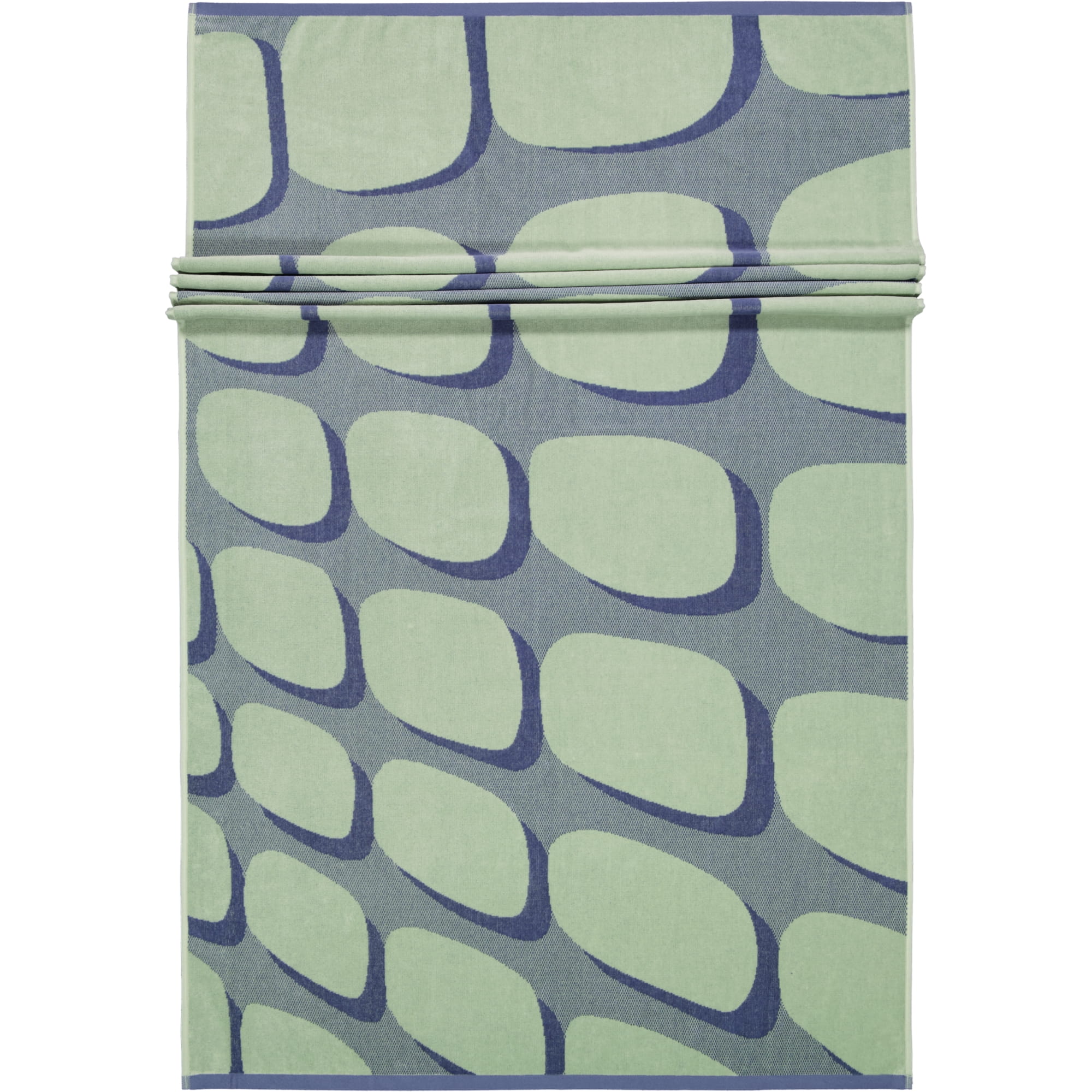 Vossen Strandtücher Shadow Play soft green - 0002 - Strandtuch 100x180 cm