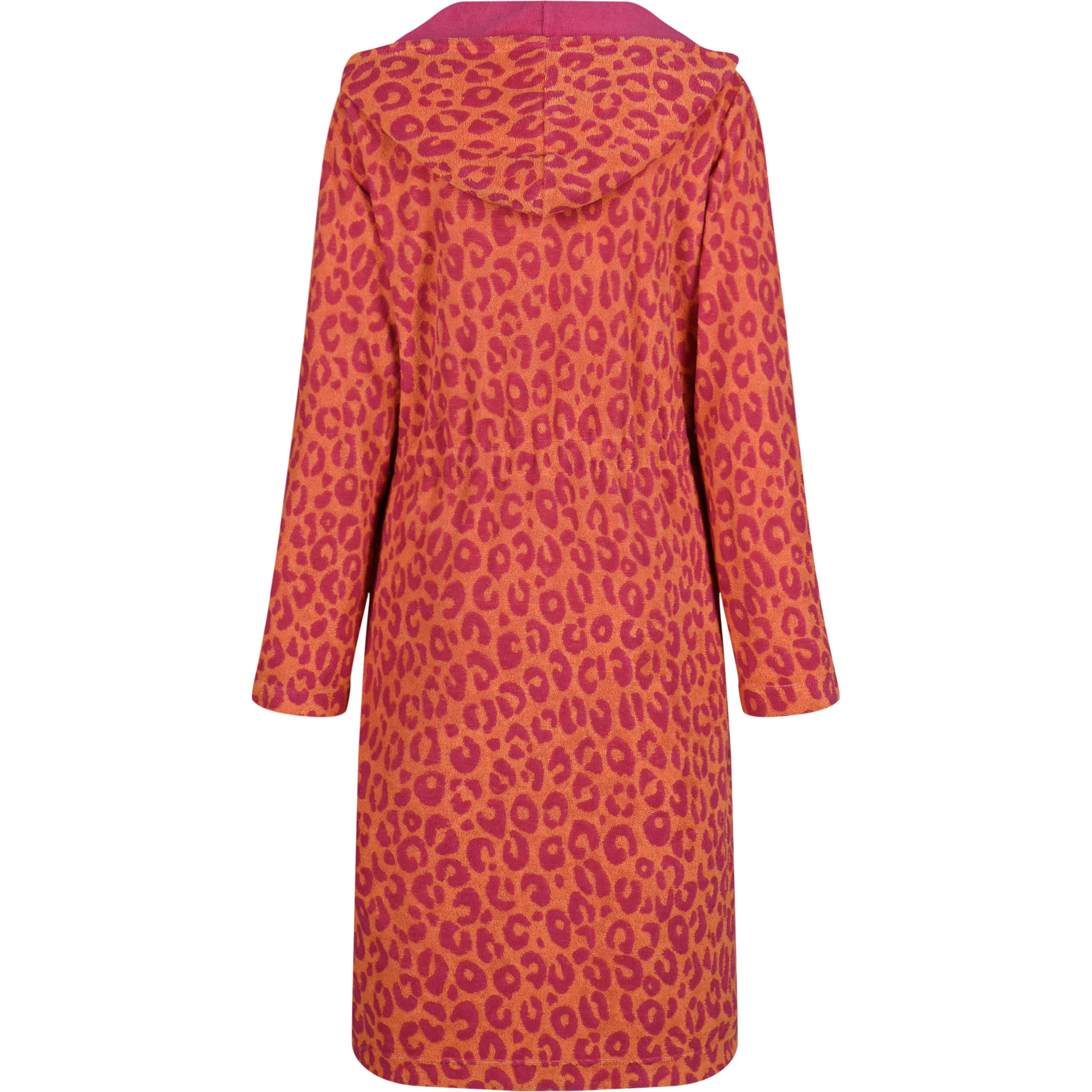 Cawö Home Bademäntel Damen Kurzmantel mit Kapuze Leo 851 pink - 23