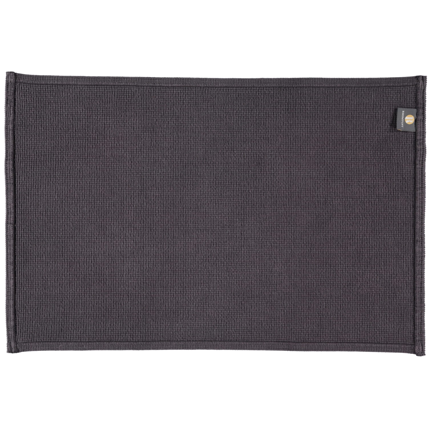 Rhomtuft - Badteppiche Plain - Farbe: zinn - 02 - 70x120 cm