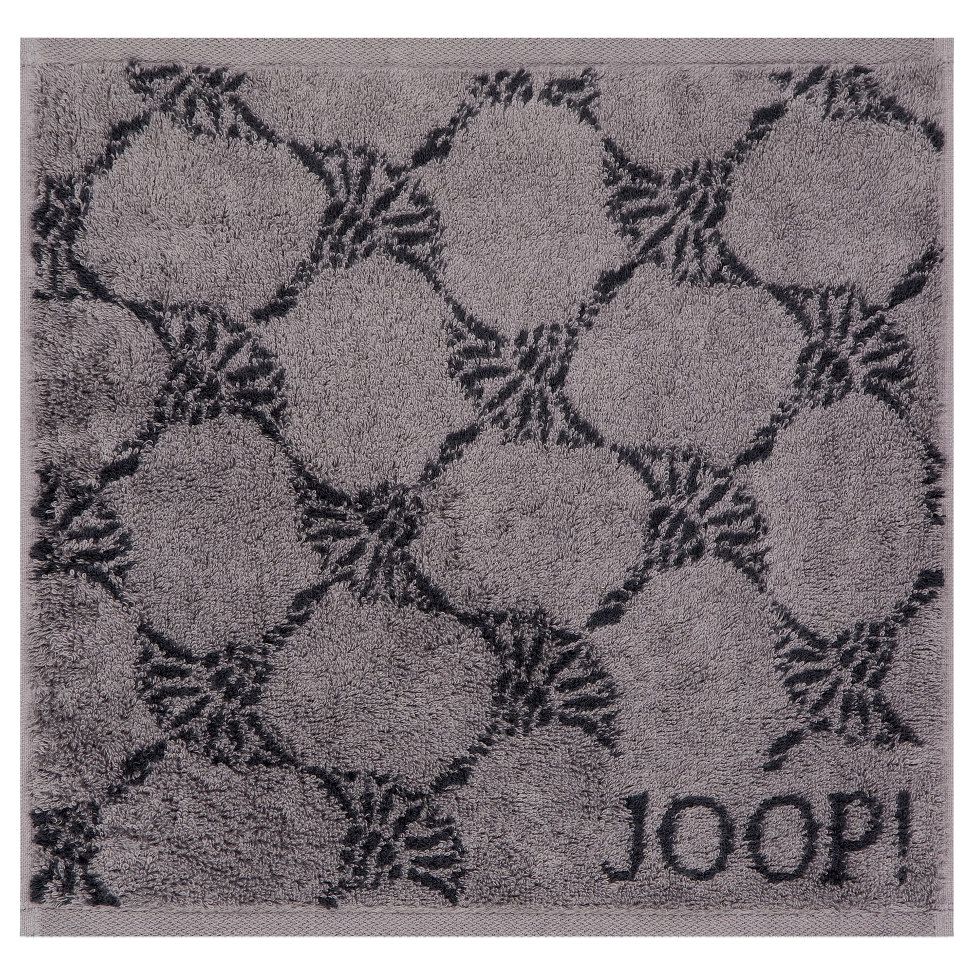 JOOP! Handtücher New Classic Cornflower 1721 Basalt - 79 - Seiflappen 30x30 cm