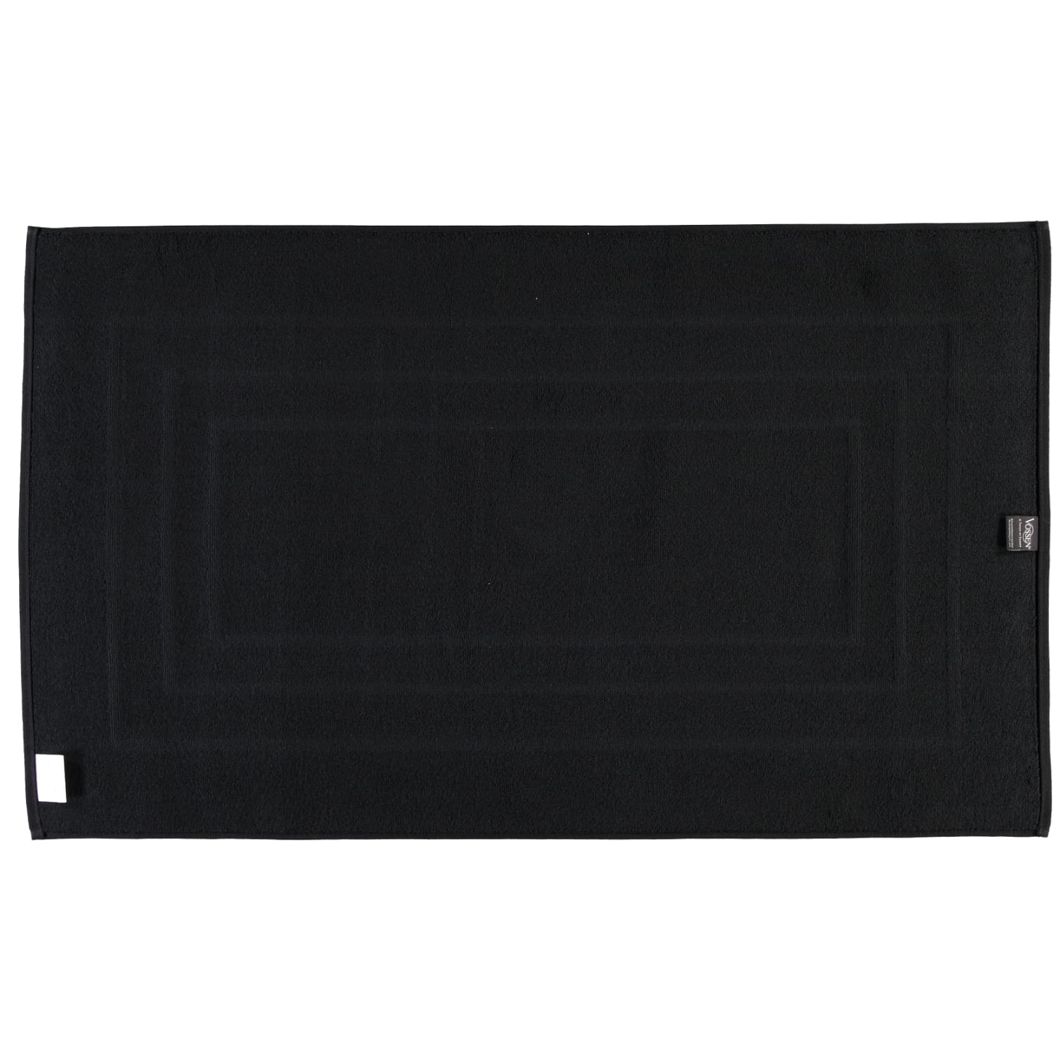 Vossen Badematten Feeling schwarz - 7900 - 67x120 cm