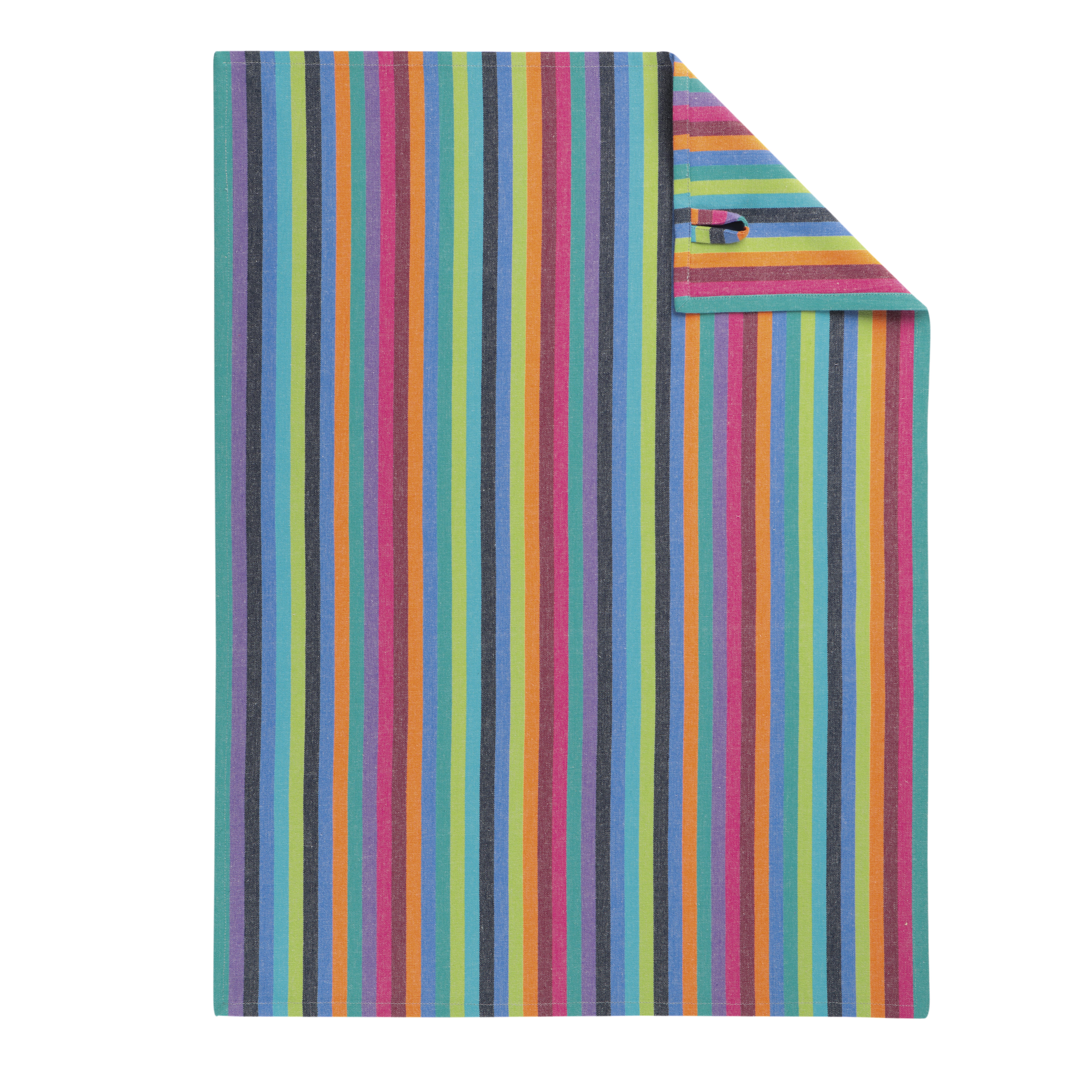 Cawö Home Geschirrtücher Cuisine Lifestyle Streifen 7048 multicolor dunkel - 84 - 50x70 cm