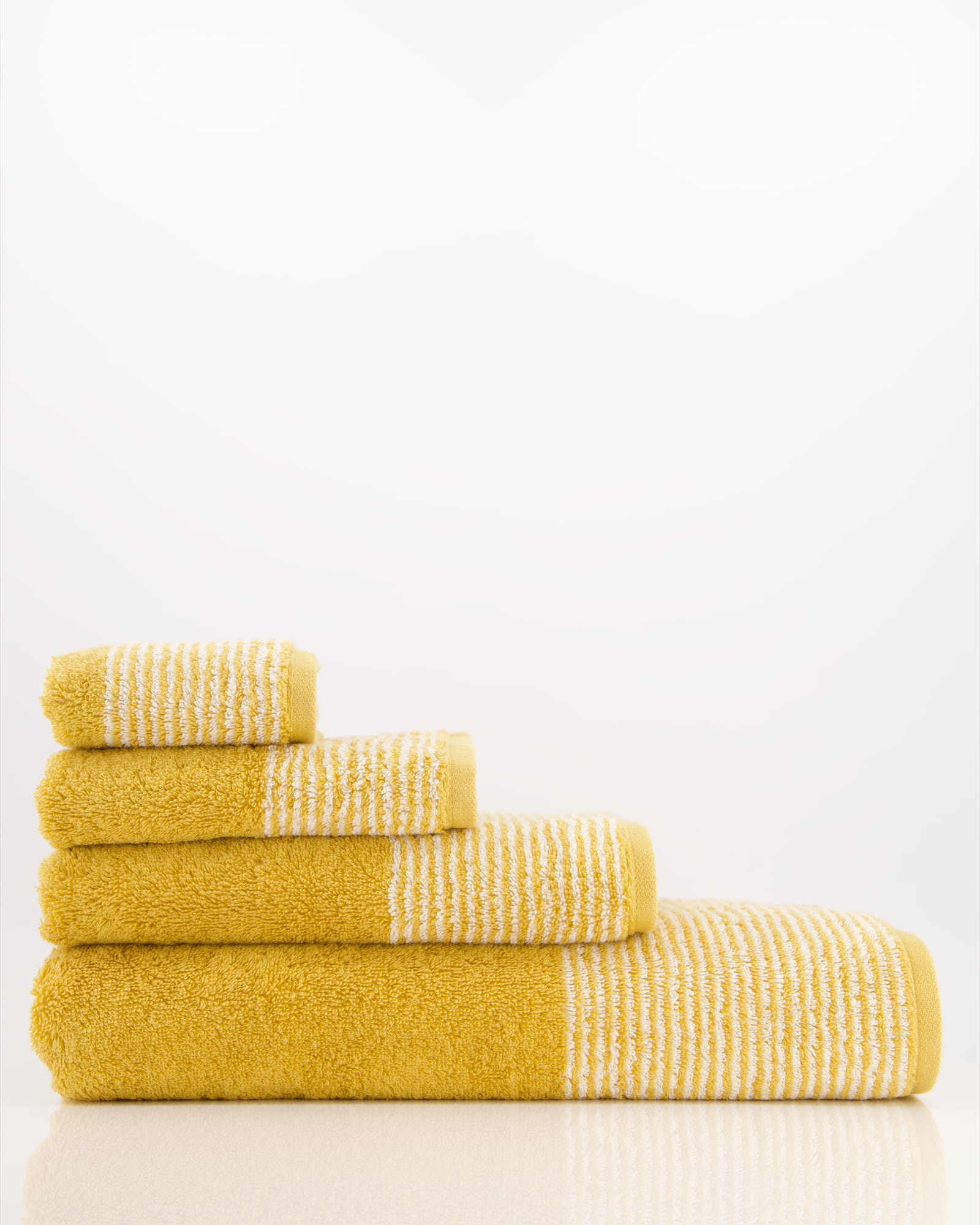 Cawö Handtücher Luxury Home Two-Tone 590 gold - 53 - Waschhandschuh 16x22 cm