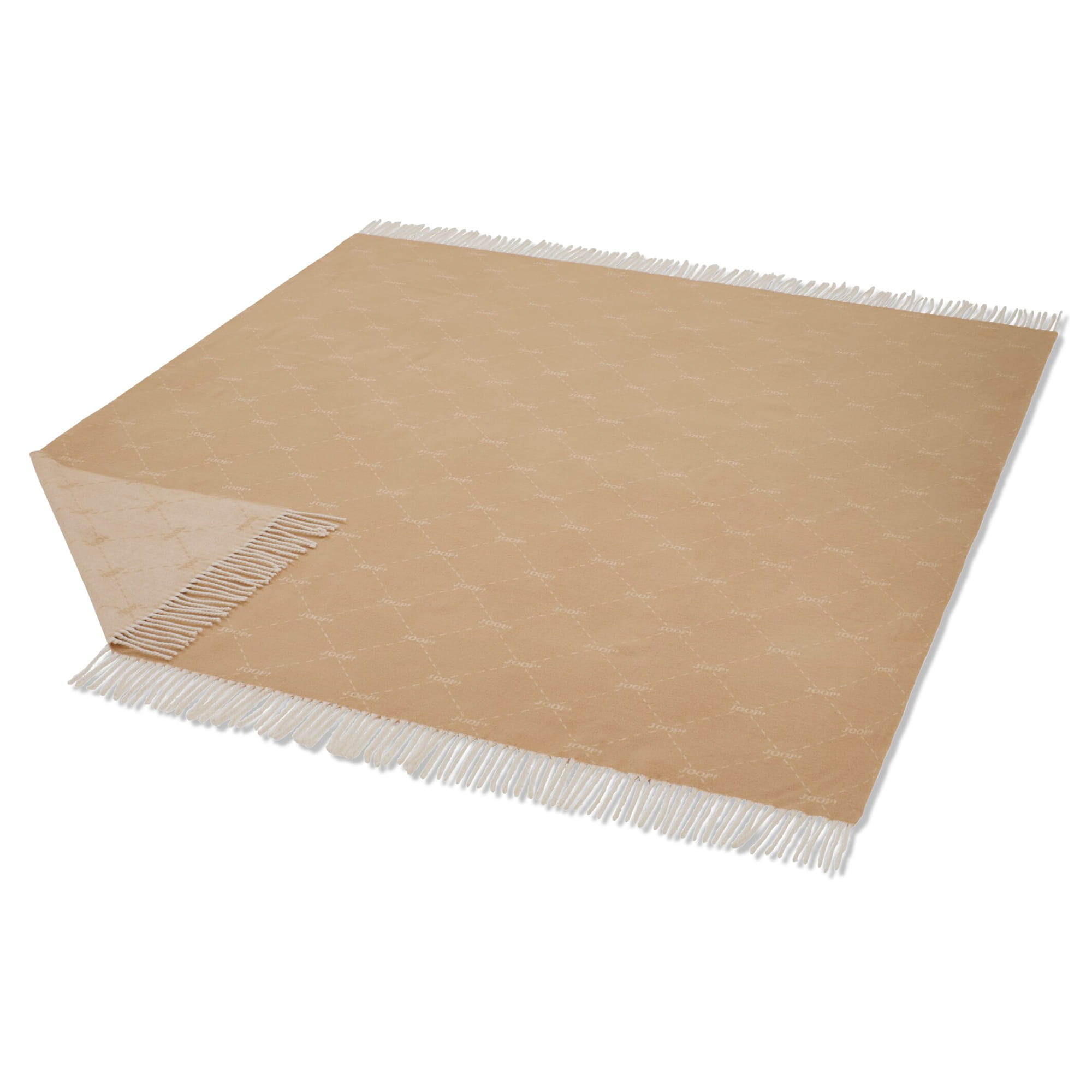 JOOP! Wohndecken Fine-Diamond Natur - 130x170 cm