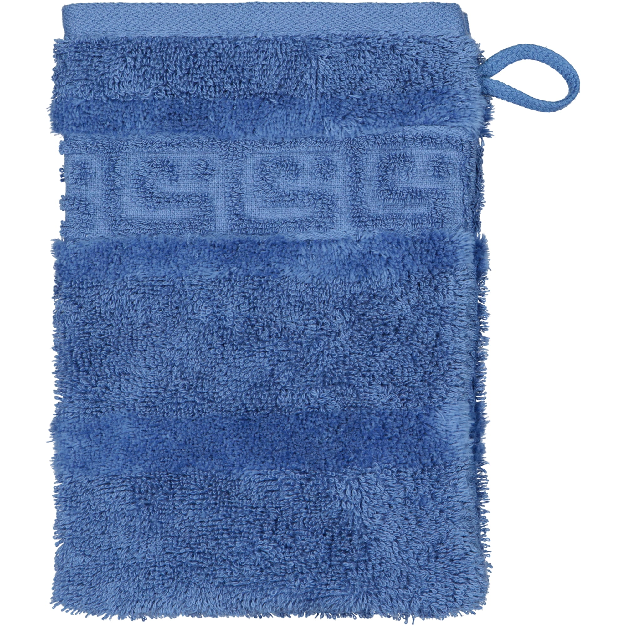 Cawö Handtücher Noblesse Uni 1001 saphir - 174 - Waschhandschuh 16x22 cm