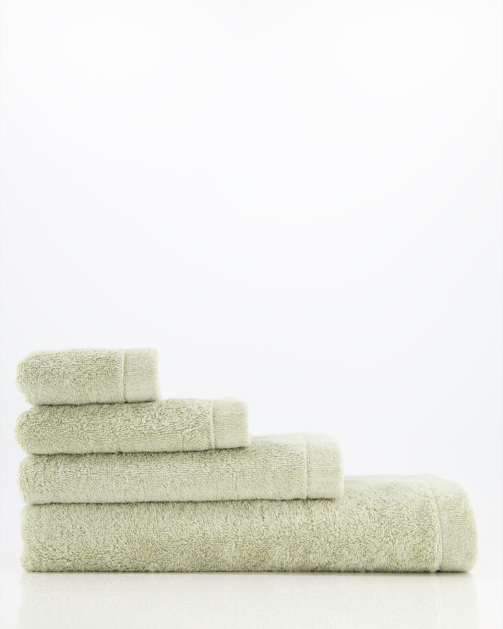 Cawö Handtücher Lifestyle Uni 7007 wasabi - 420 - Seiflappen 30x30 cm