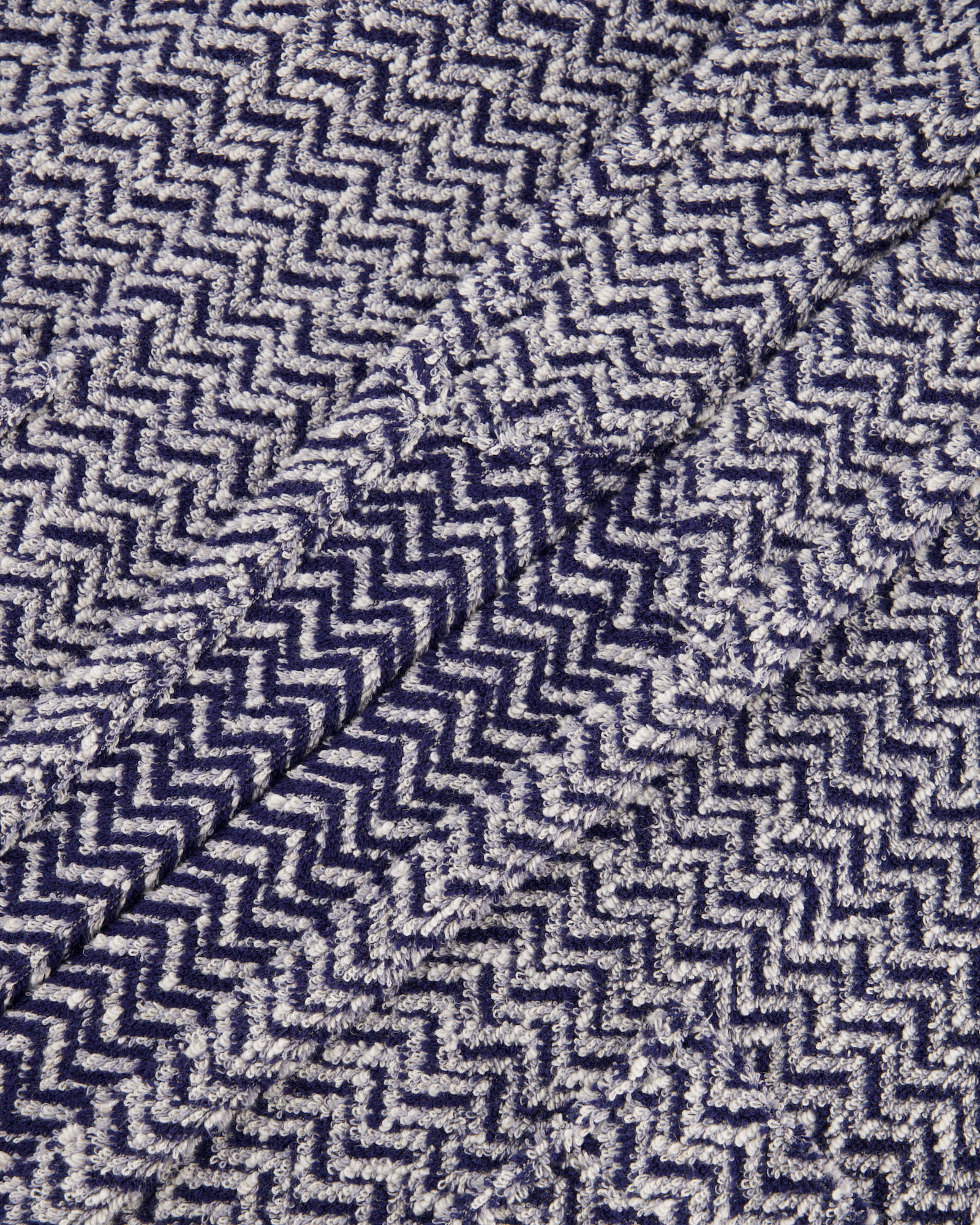 Möve unisex Kapuze Brooklyn Fischgrat nature/deep sea - 042 - XL