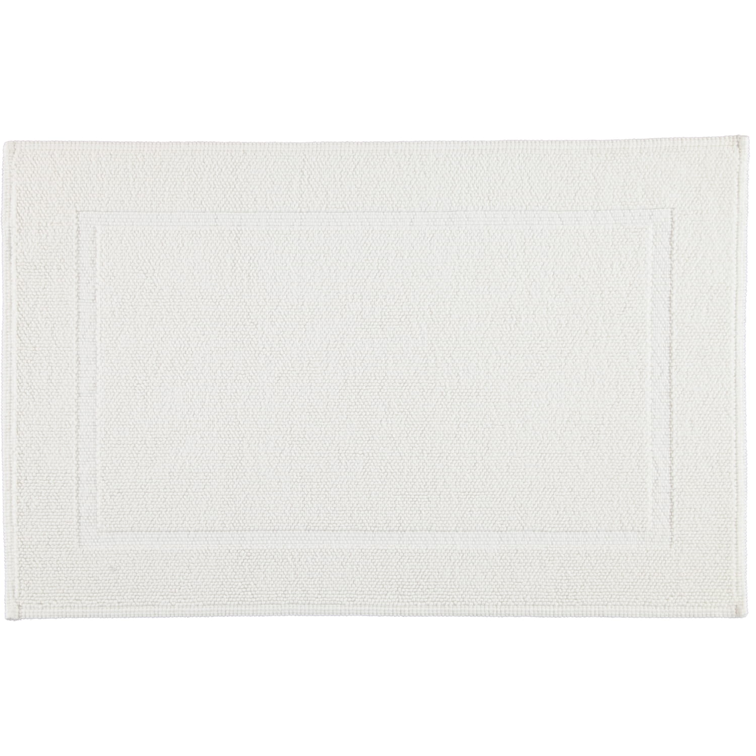 Rhomtuft - Badematte Pearl 51 - Farbe: weiß - 01 - 60x90 cm