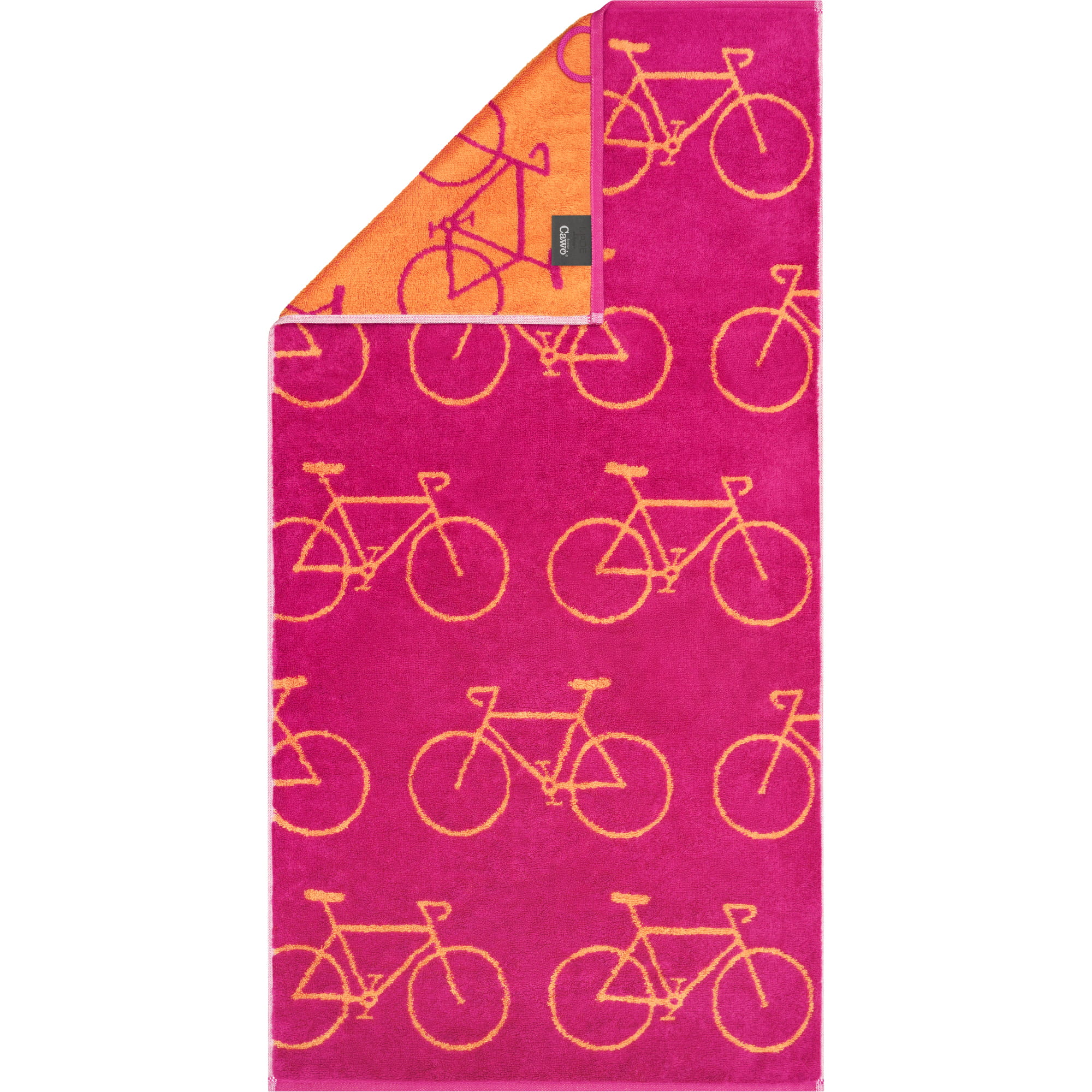 Cawö Handtücher Velo Edition Allover Fahrrad 6299 pink - 23