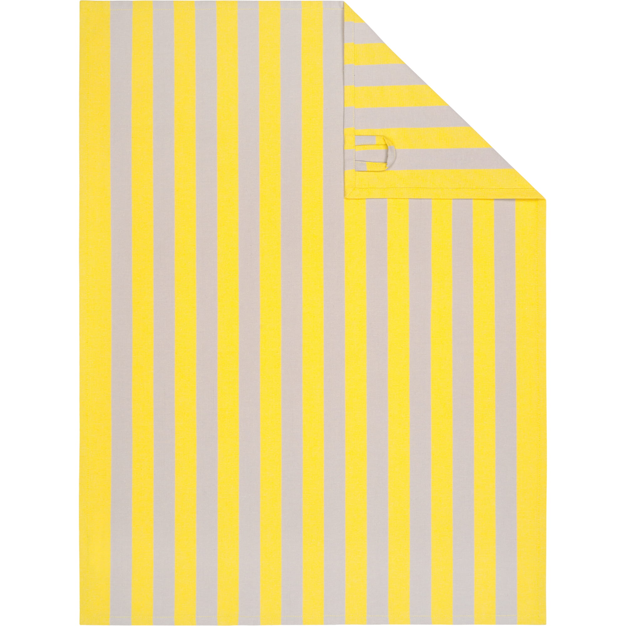 Cawö Home Geschirrtücher Prints & Stripes Streifen 546 stein/gelb - 53 - 50x70 cm