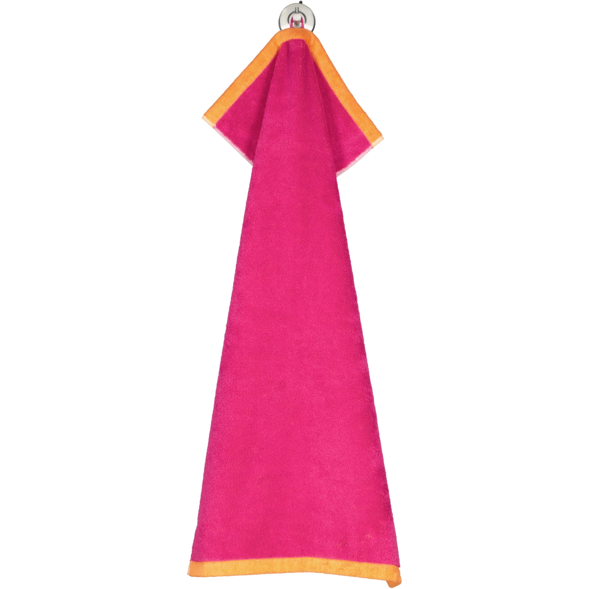 Cawö Handtücher Lifestyle Splash 7071 pink/mandarine - 23 - Handtuch 50x100 cm