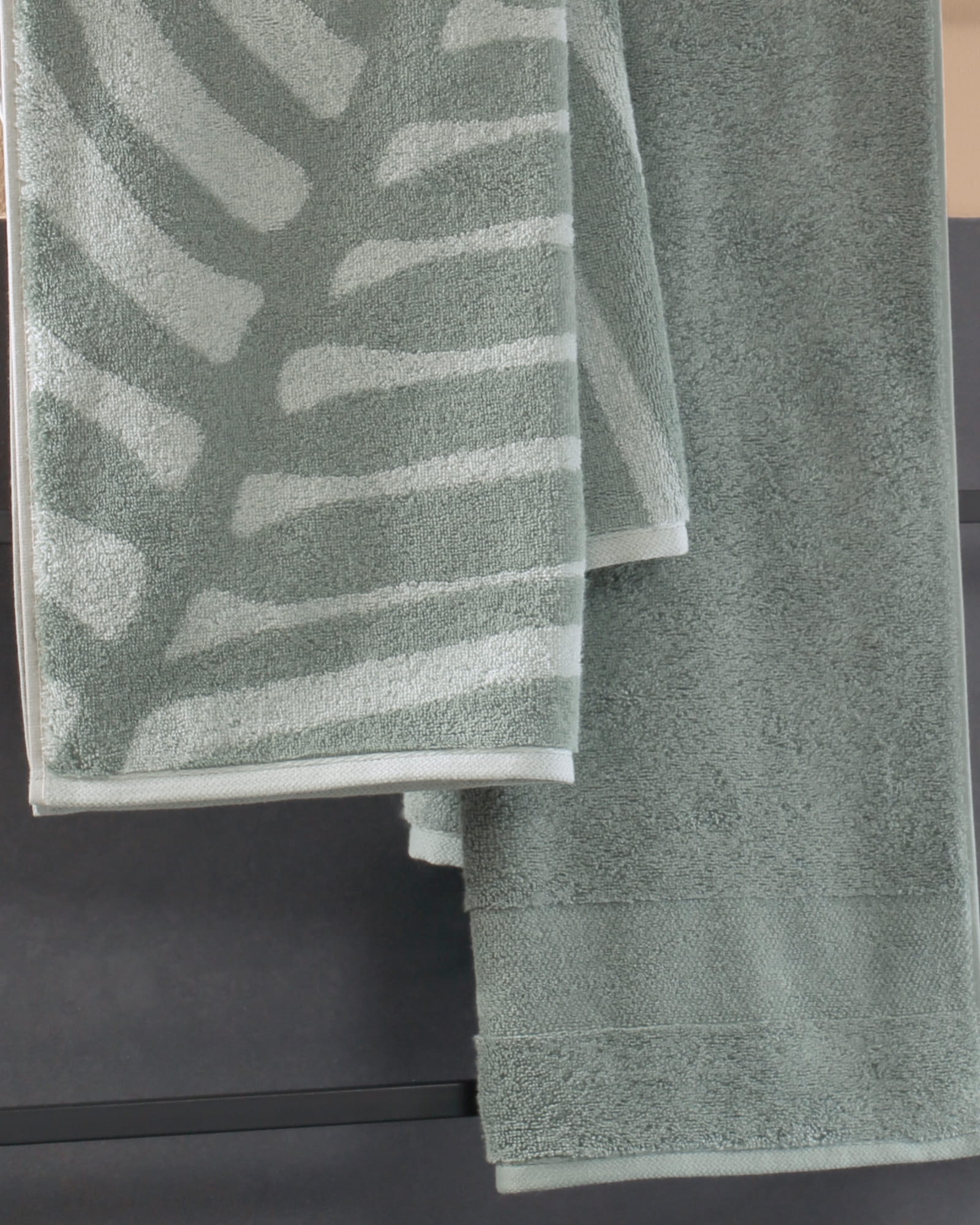 Villeroy & Boch Handtücher Coordinates Leaf 2558 - Farbe: sage green - 44