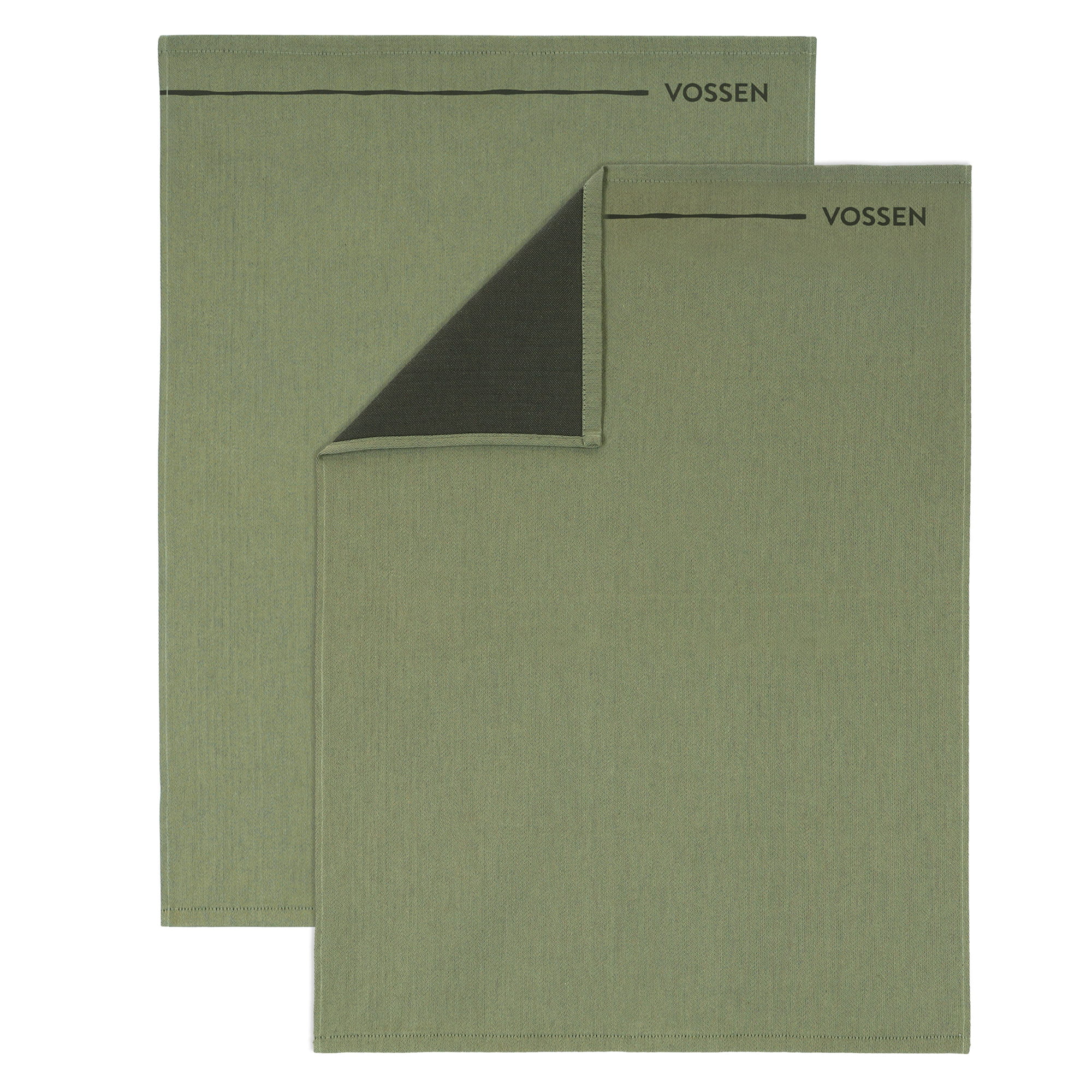 Vossen Geschirrtücher Double Delight 2er Set matcha green - 0002 - 50x70 cm