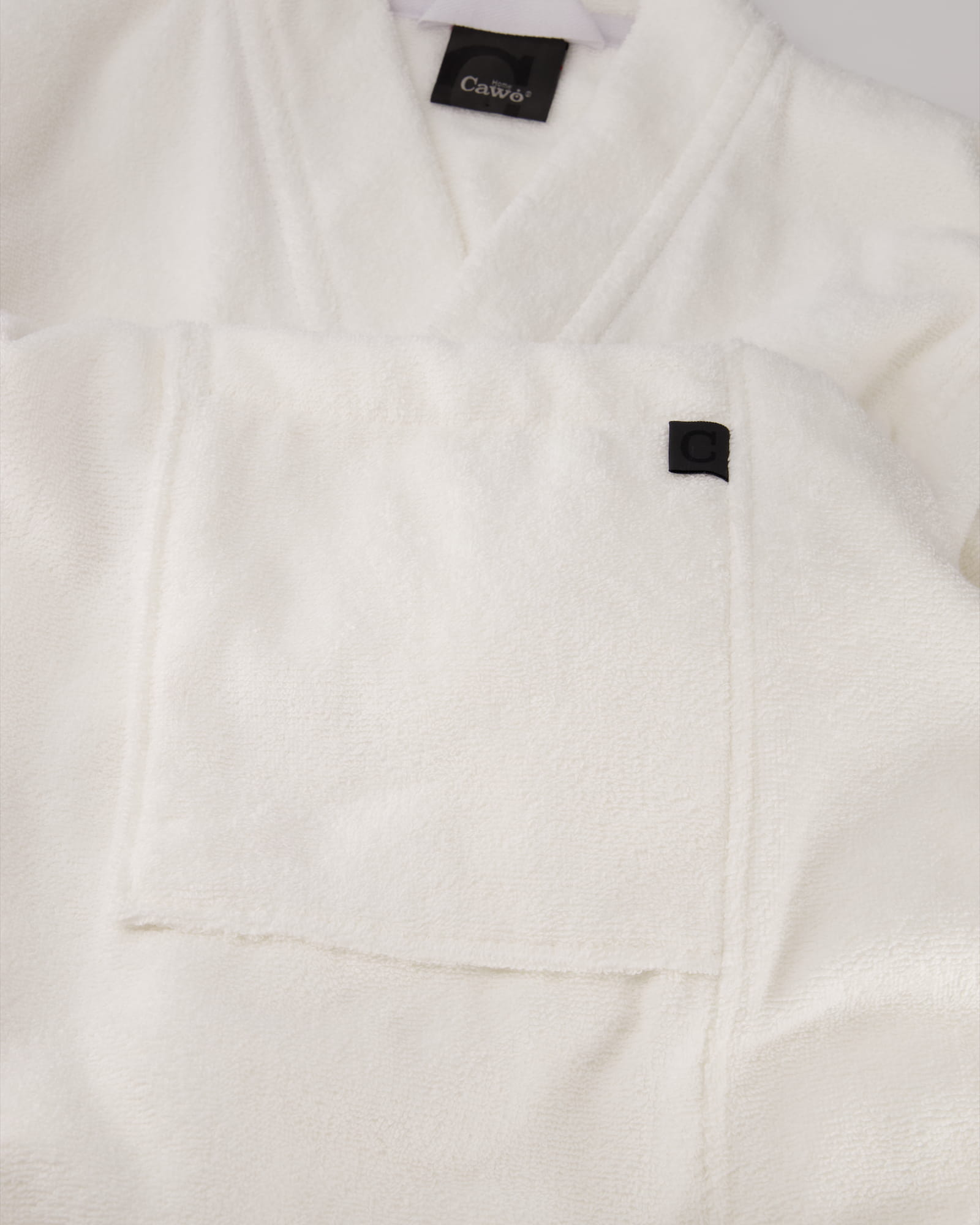 Cawö Home Damen Bademantel Kimono 826 - Farbe: weiß - 67