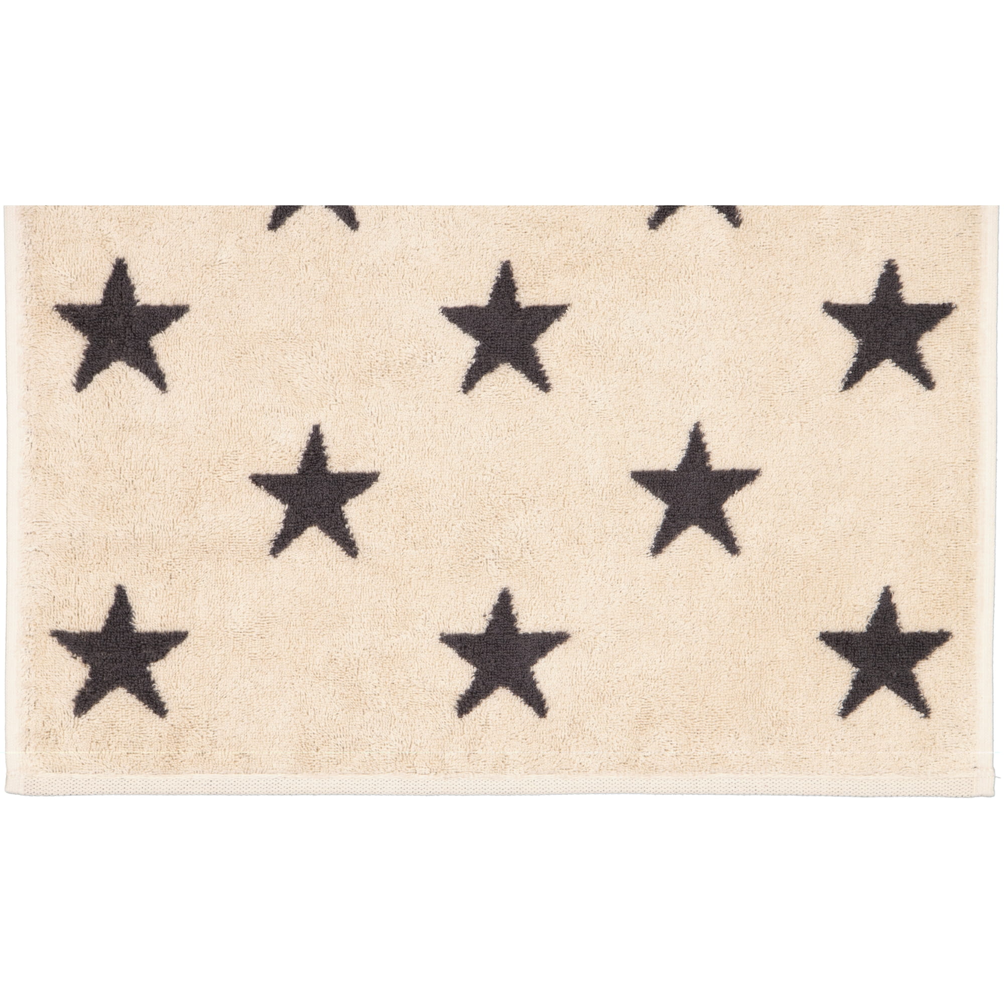 Cawö Handtücher NEW STARS Sterne groß 6260 beige/basalt - 37 - Handtuch 50x100 cm