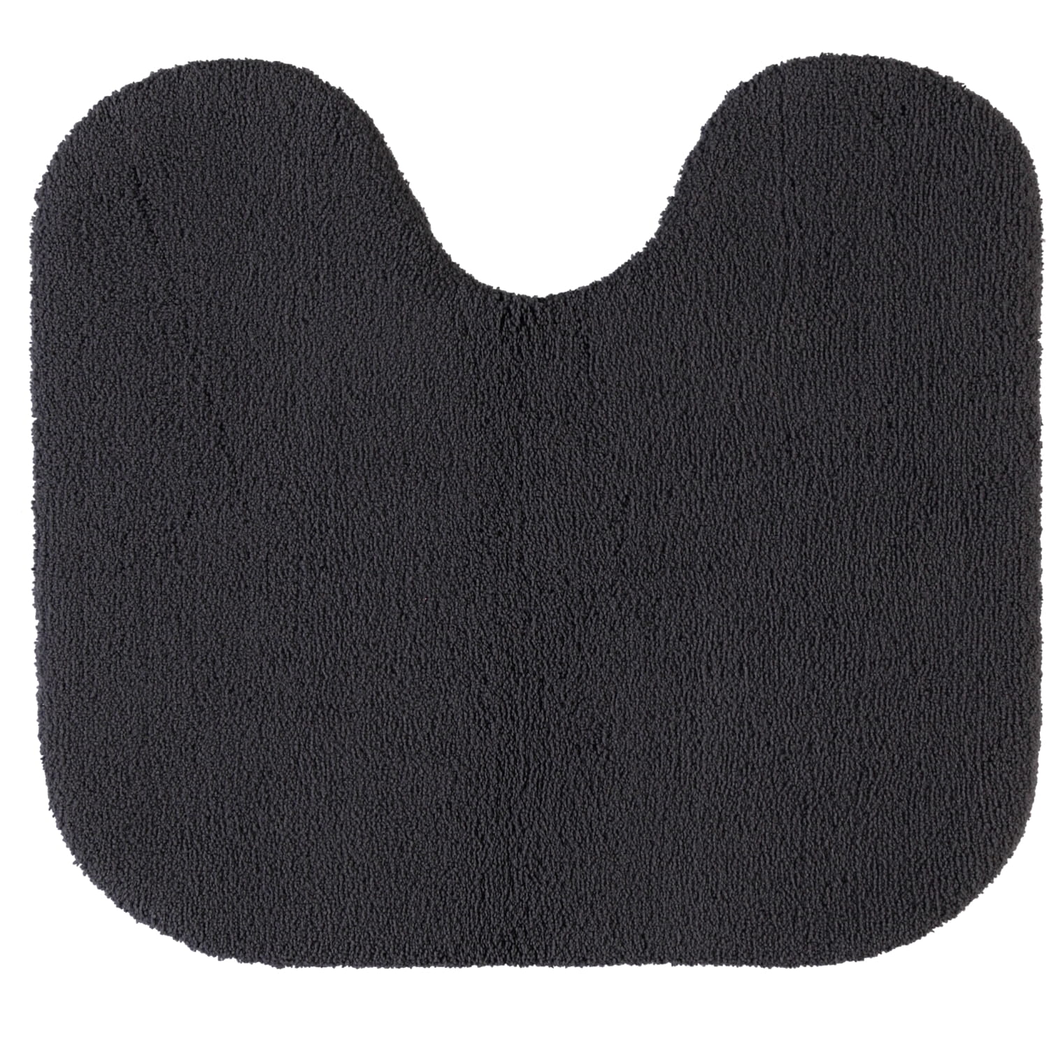 Rhomtuft - Badteppiche Aspect - Farbe: zinn - 02 - Toilettenvorlage mit Ausschnitt 55x60 cm
