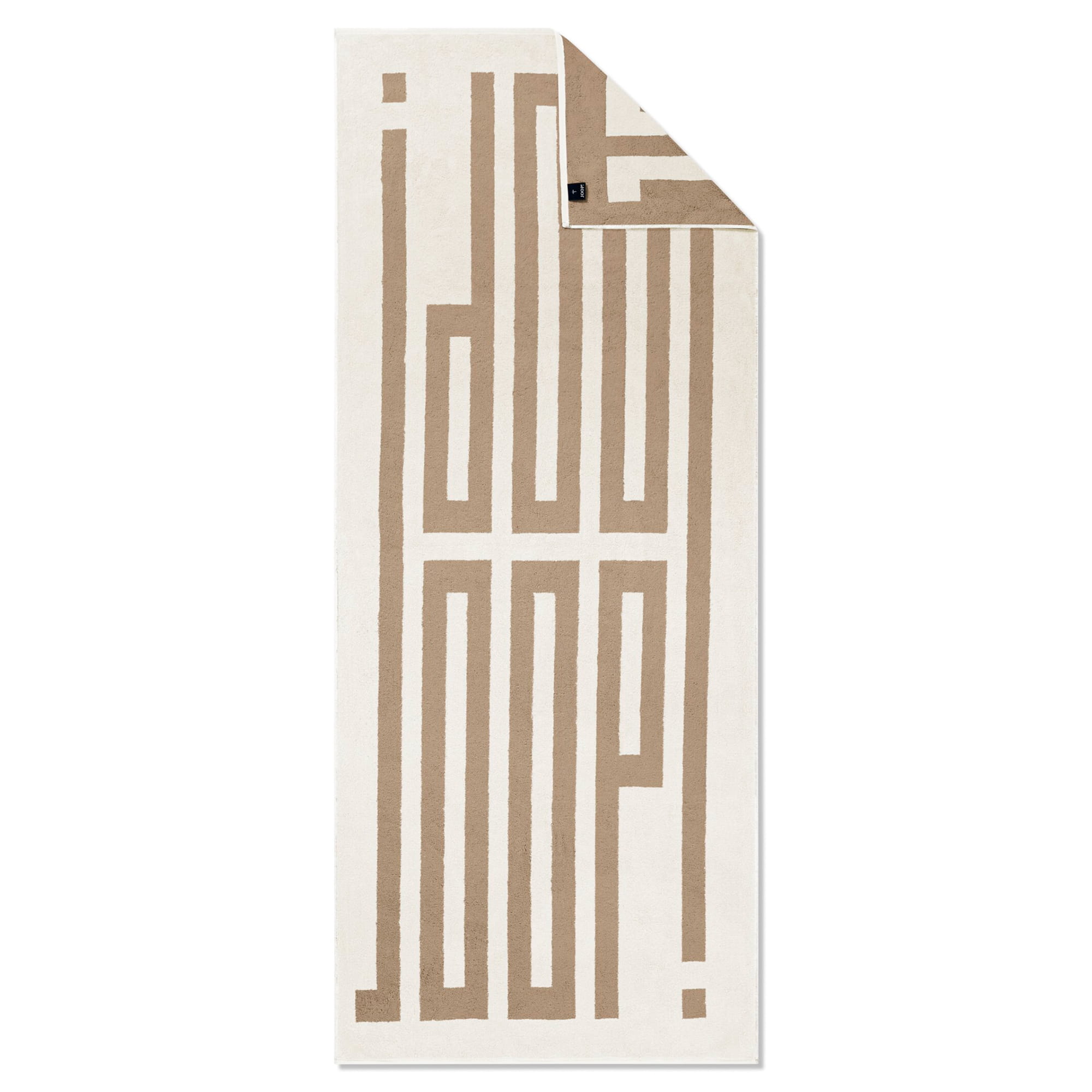 JOOP! Saunatücher Bars 1725 Creme - 33 - Saunatuch 80x200 cm