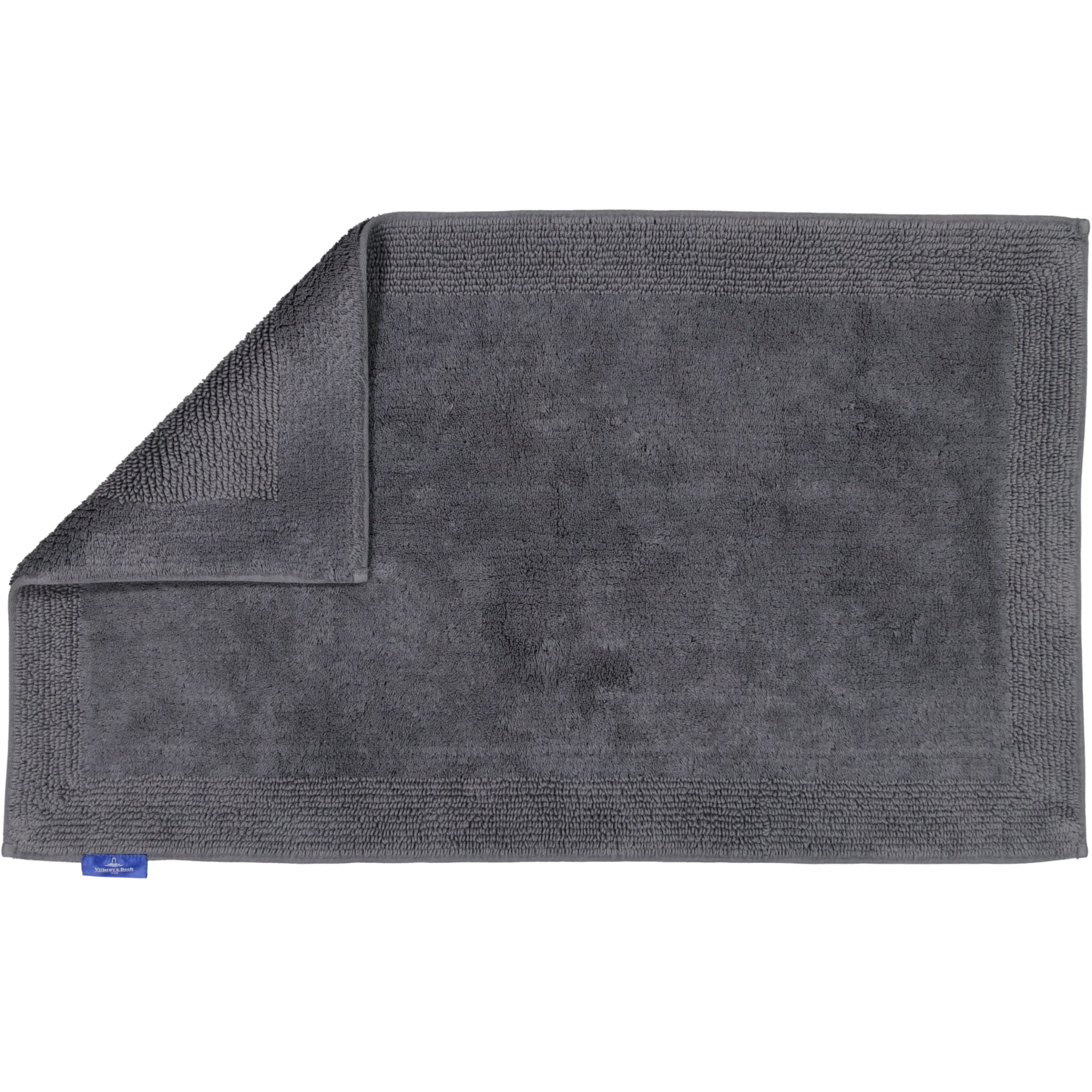 Villeroy & Boch - Badteppich Coordinates Charisma 2555 - Farbe: graphite - 774 - 60x100 cm