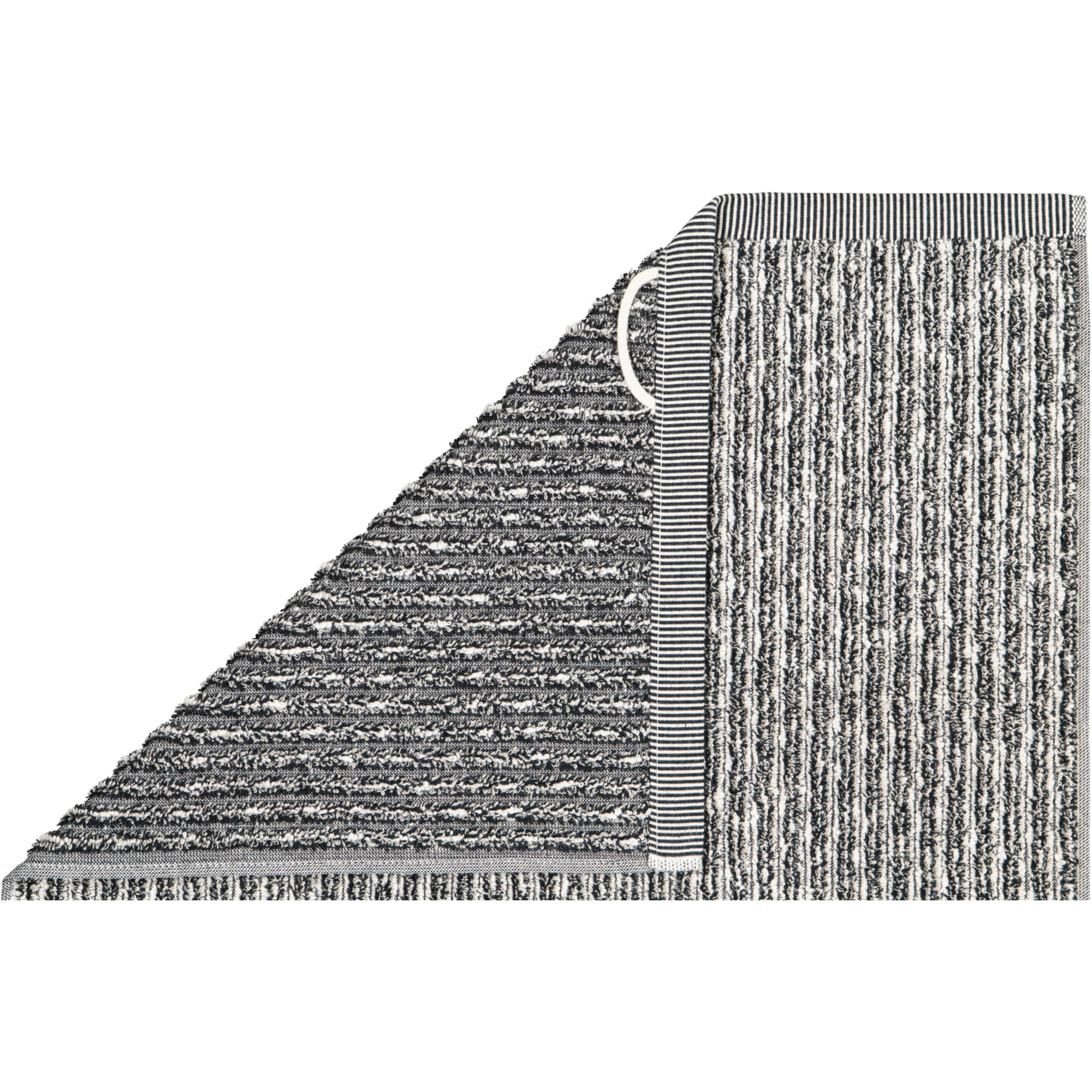 Möve Handtücher Brooklyn Pinstripe nature/black - 081 - Duschtuch 80x150 cm
