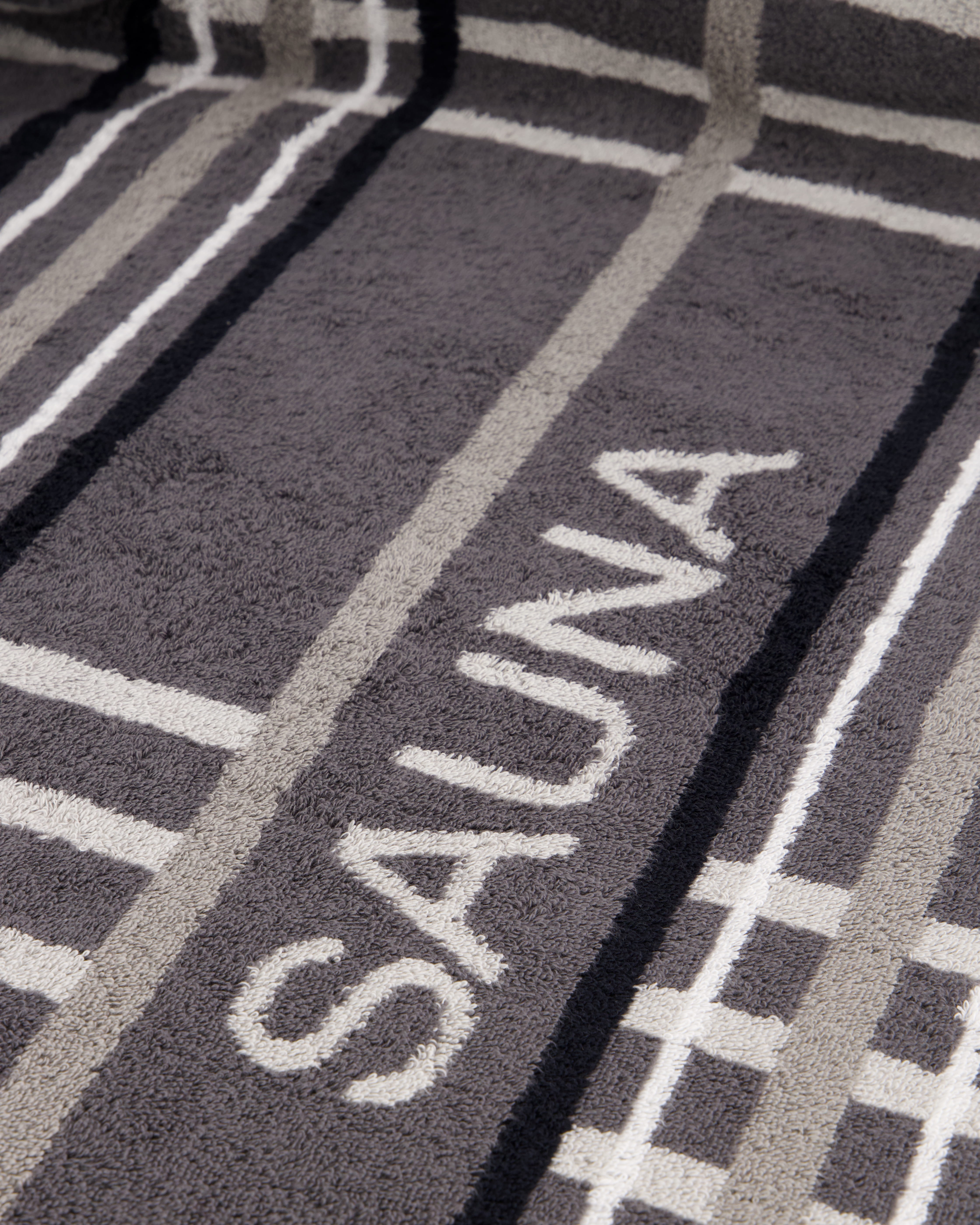 Cawö Saunatücher SAUNA Check 6274 anthrazit - 34 - 80x200 cm
