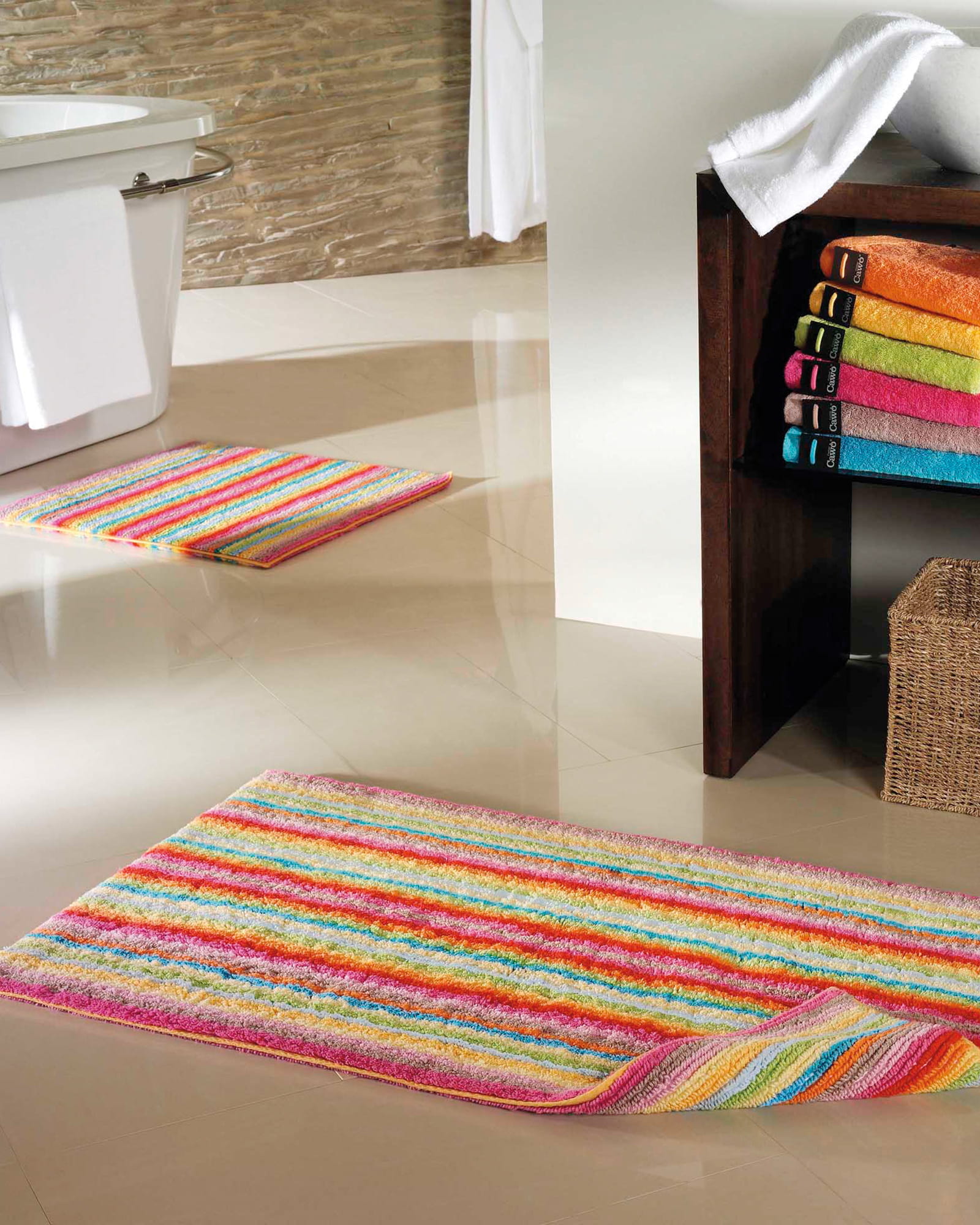 Cawö Kissenhüllen Lifestyle Streifen 7008 multicolor - 25 - 50x50 cm