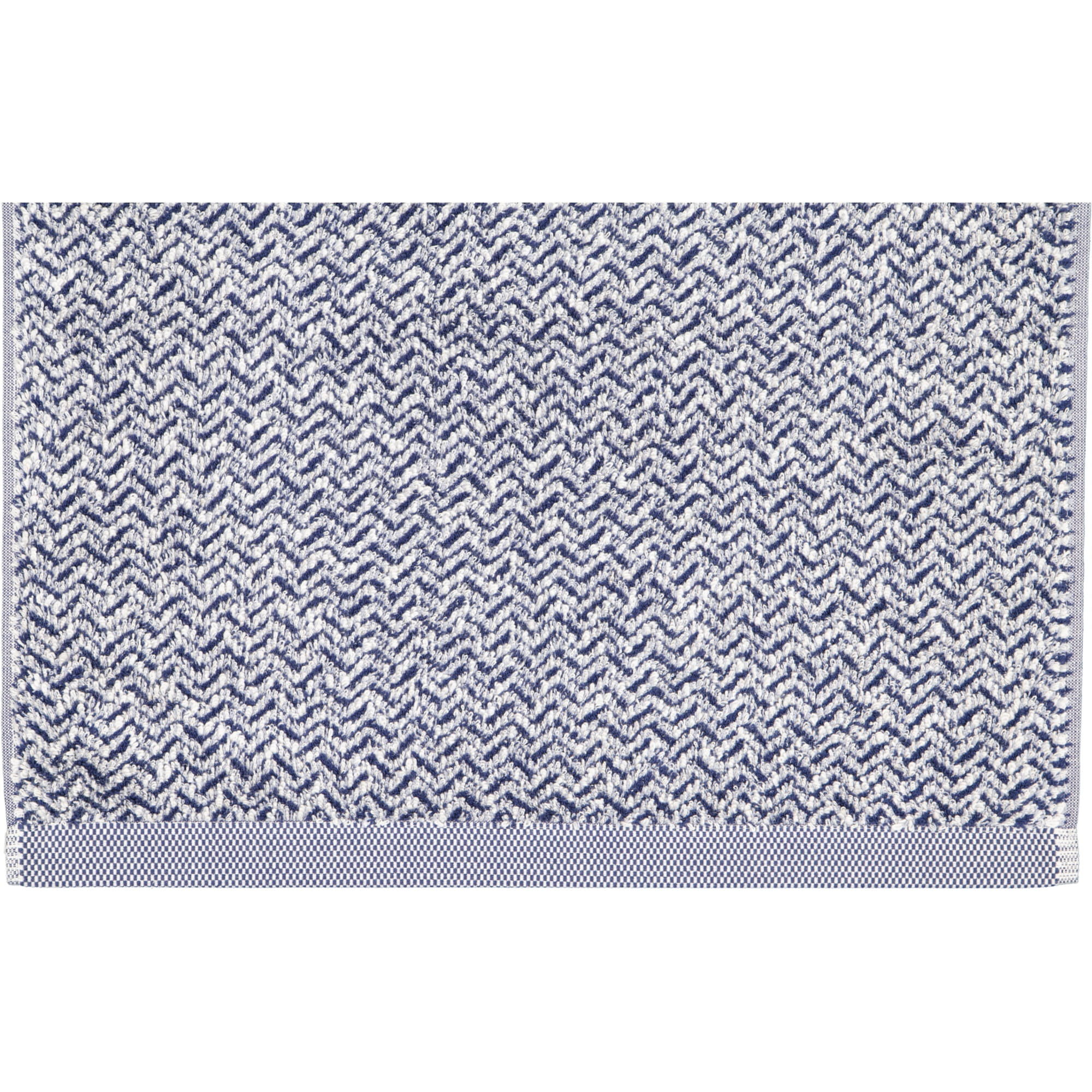Möve Handtücher Brooklyn Fischgrat nature/deep sea - 042 - Duschtuch 80x150 cm