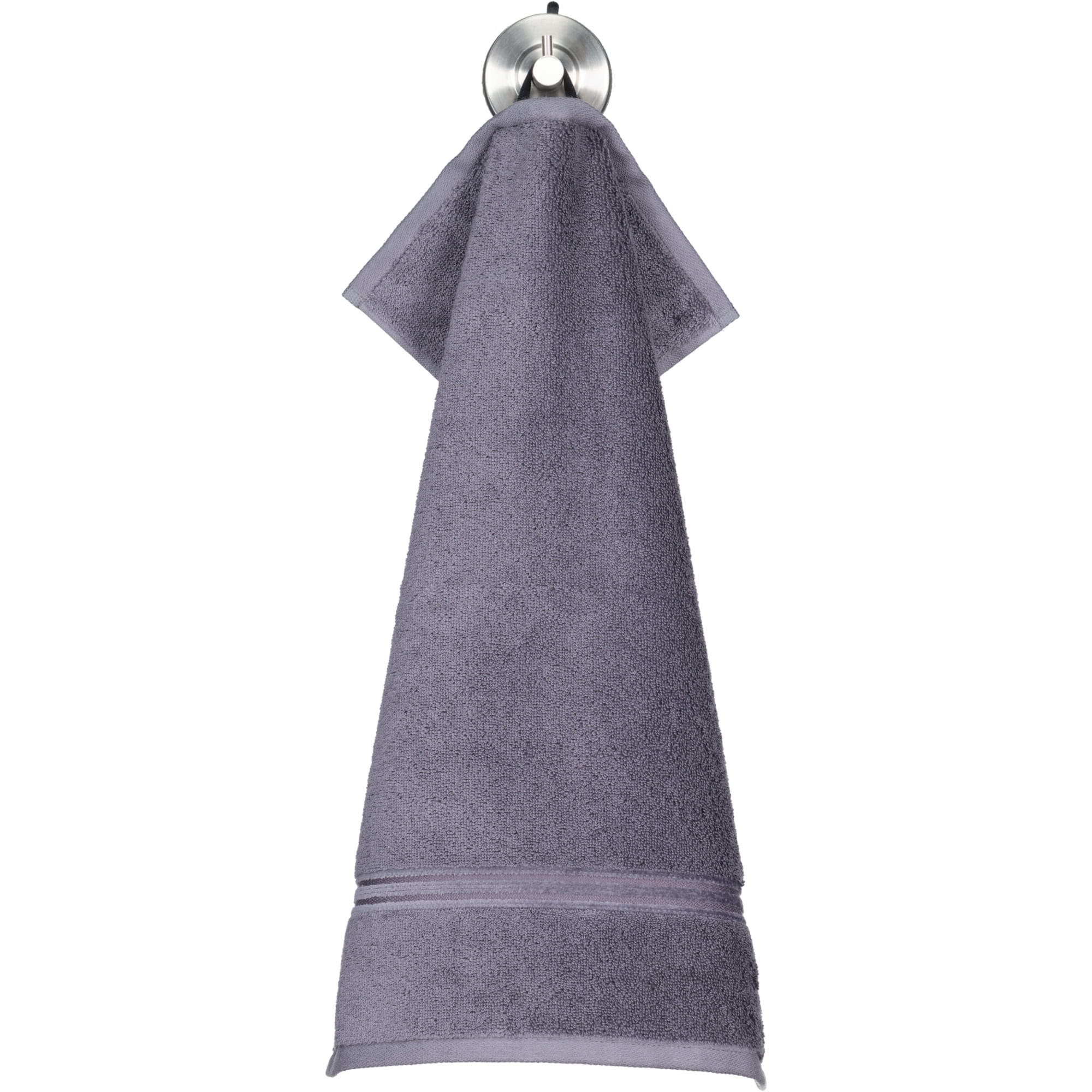 Vossen Handtücher Belief graphit - 7660 - Gästetuch 30x50 cm