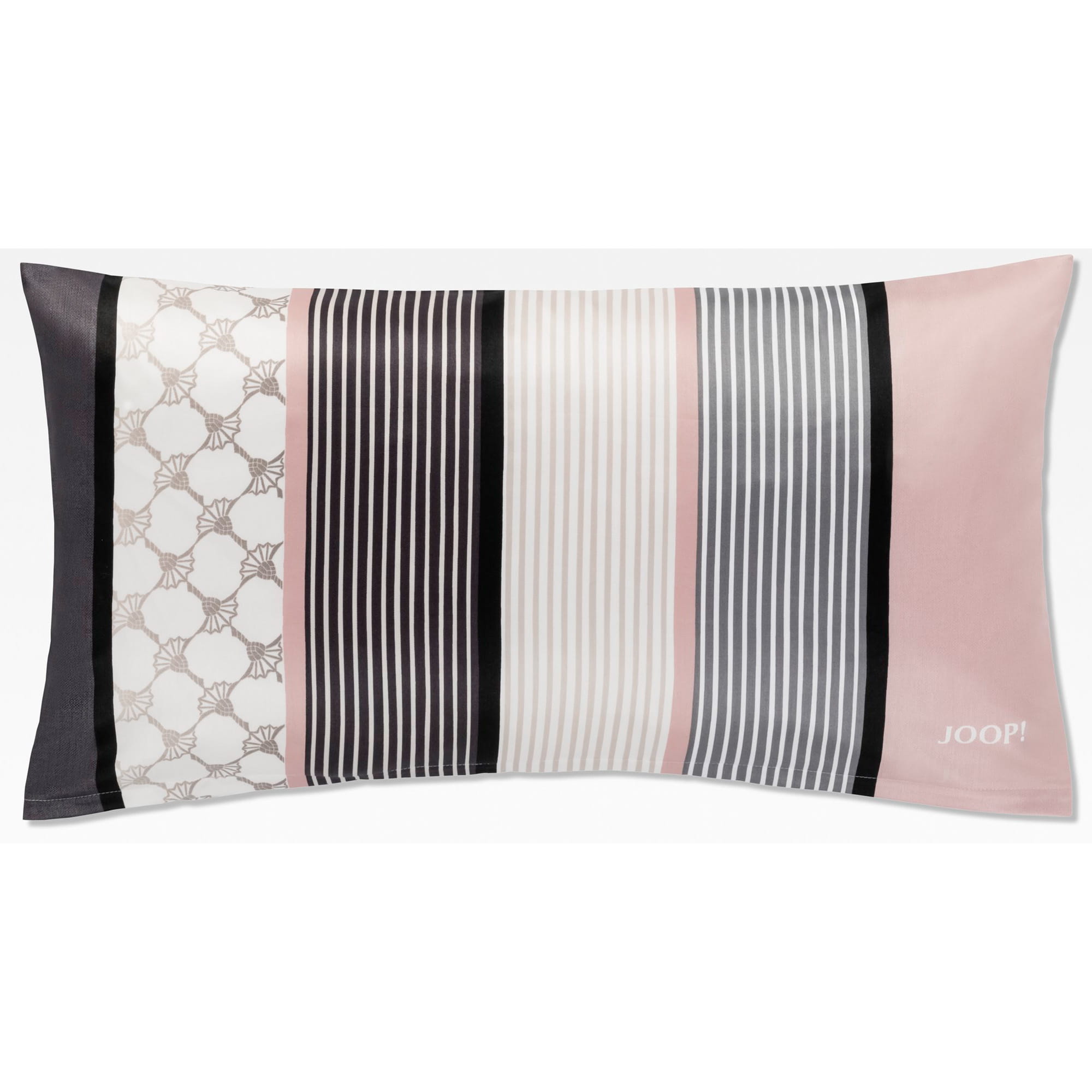 JOOP Bettwäsche Cornflower Stripes 4069 - Farbe: Deep Rose - 11 - Kissen 40x80 cm