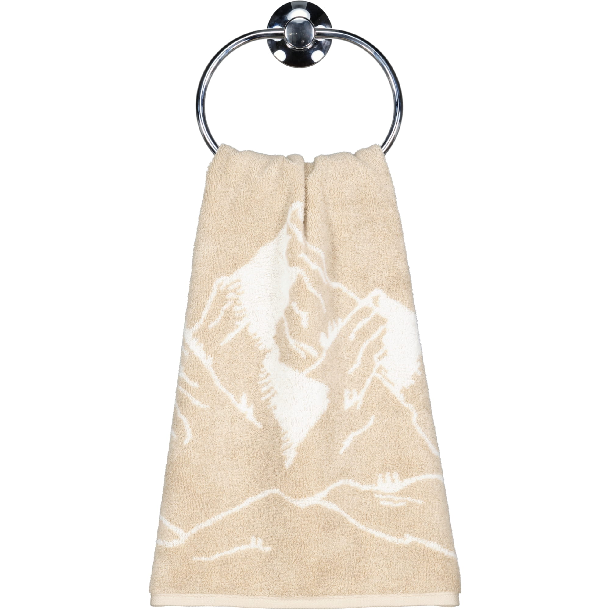 Cawö Handtücher Alpenchic Edition Berge 6269 natur - 33 - Handtuch 50x100 cm