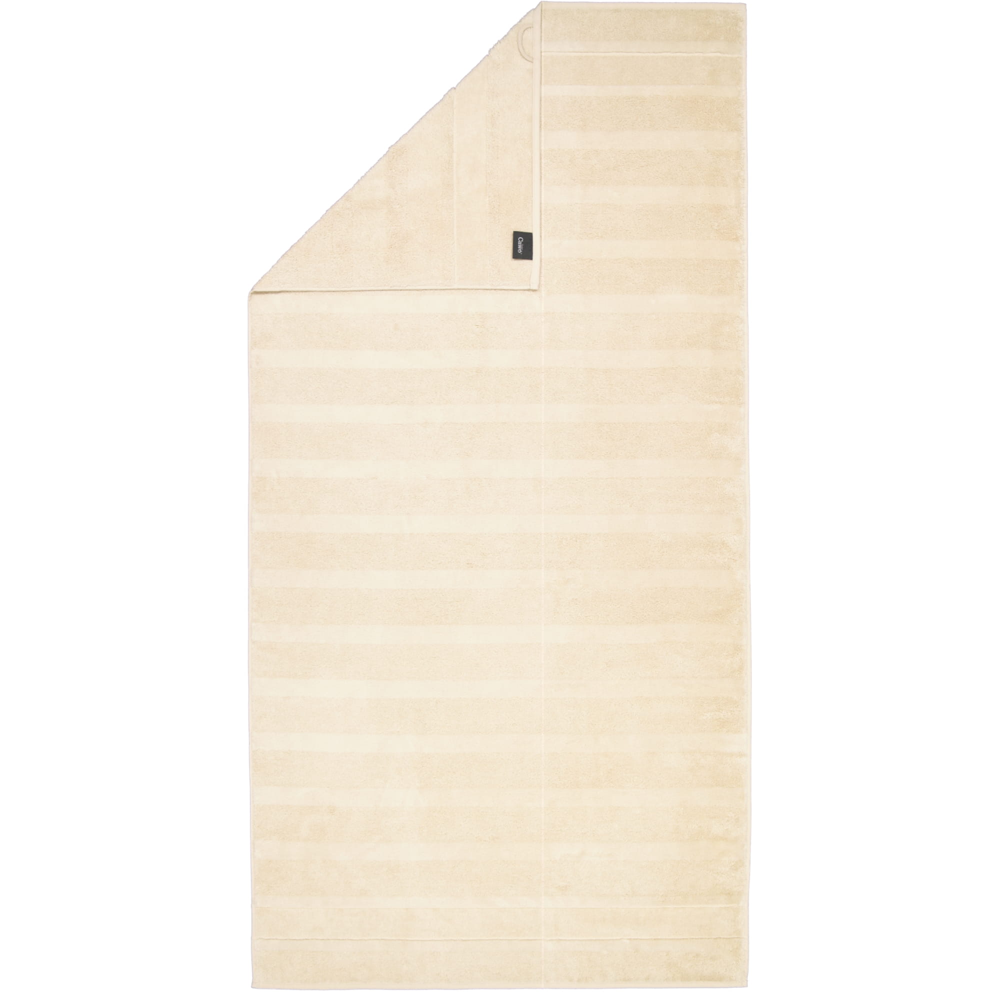 Cawö Handtücher Noblesse2 Uni 1002 beige - 370 - Duschtuch 80x160 cm