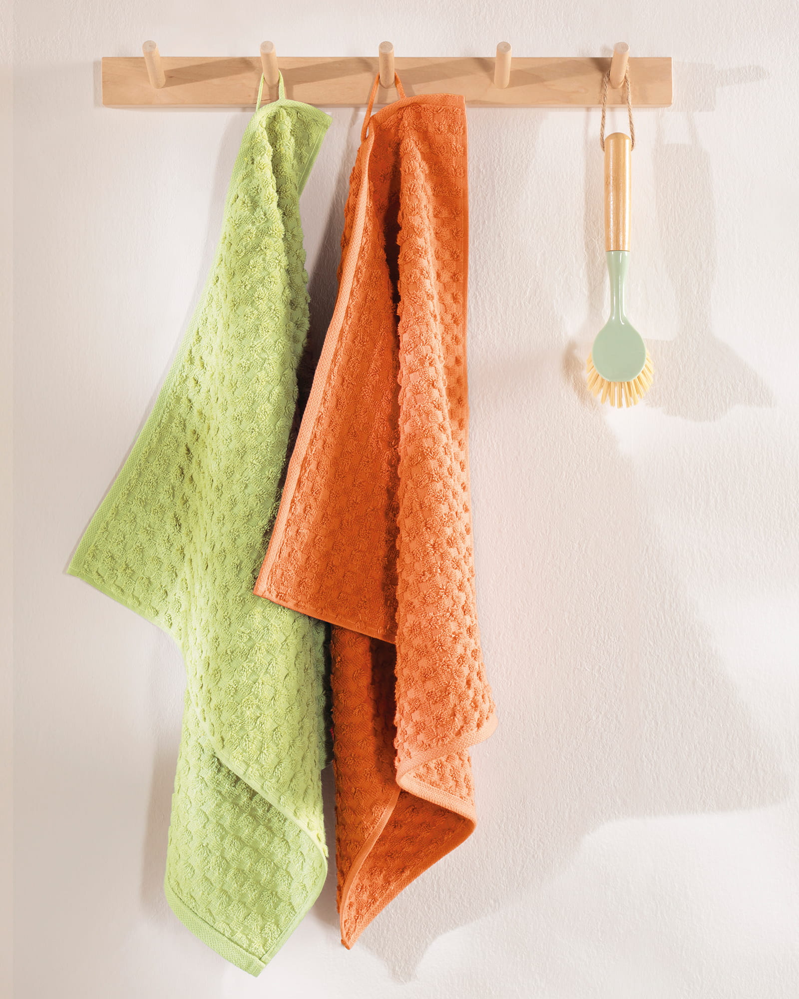 Cawö Küchenhandtücher Cuisine Pro Uni 520 mandarine - 316 - 50x50 cm